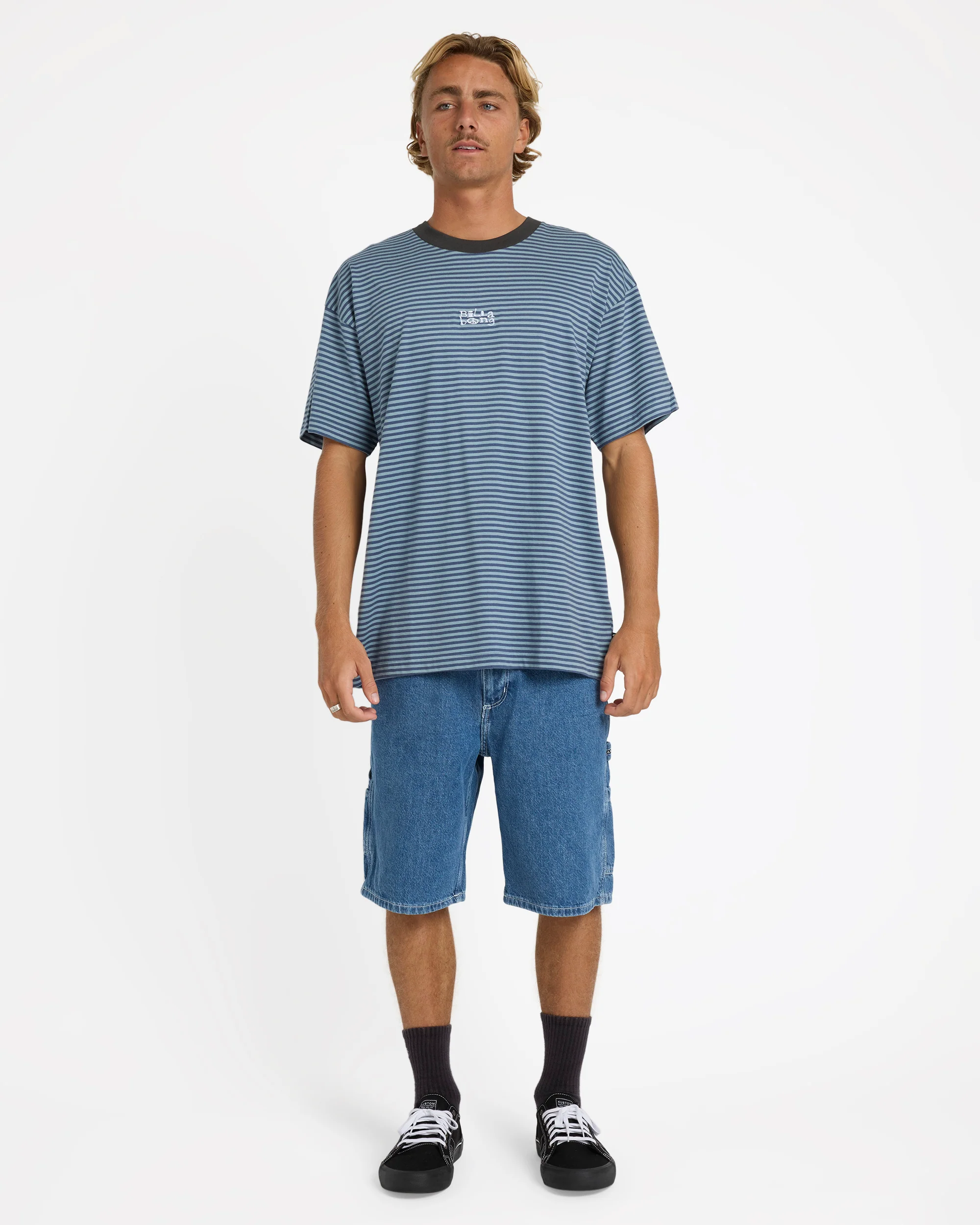 Mens Absense Stripe T-Shirt - Image 5