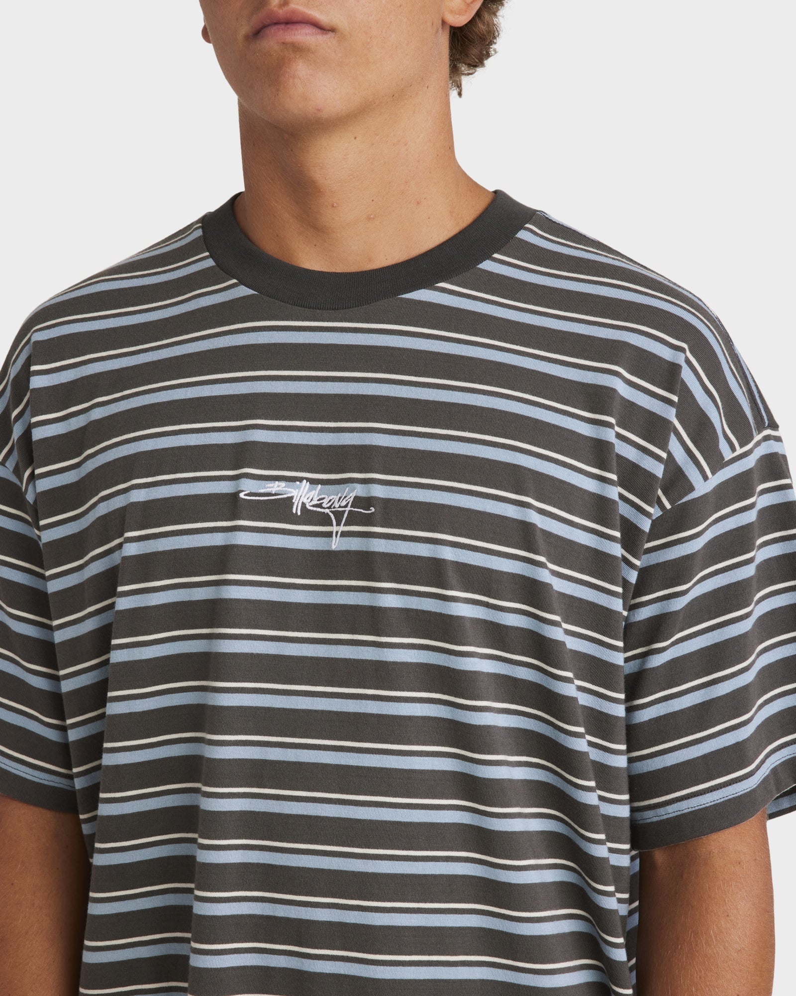 Mens Absense Stripe T-Shirt - Image 4