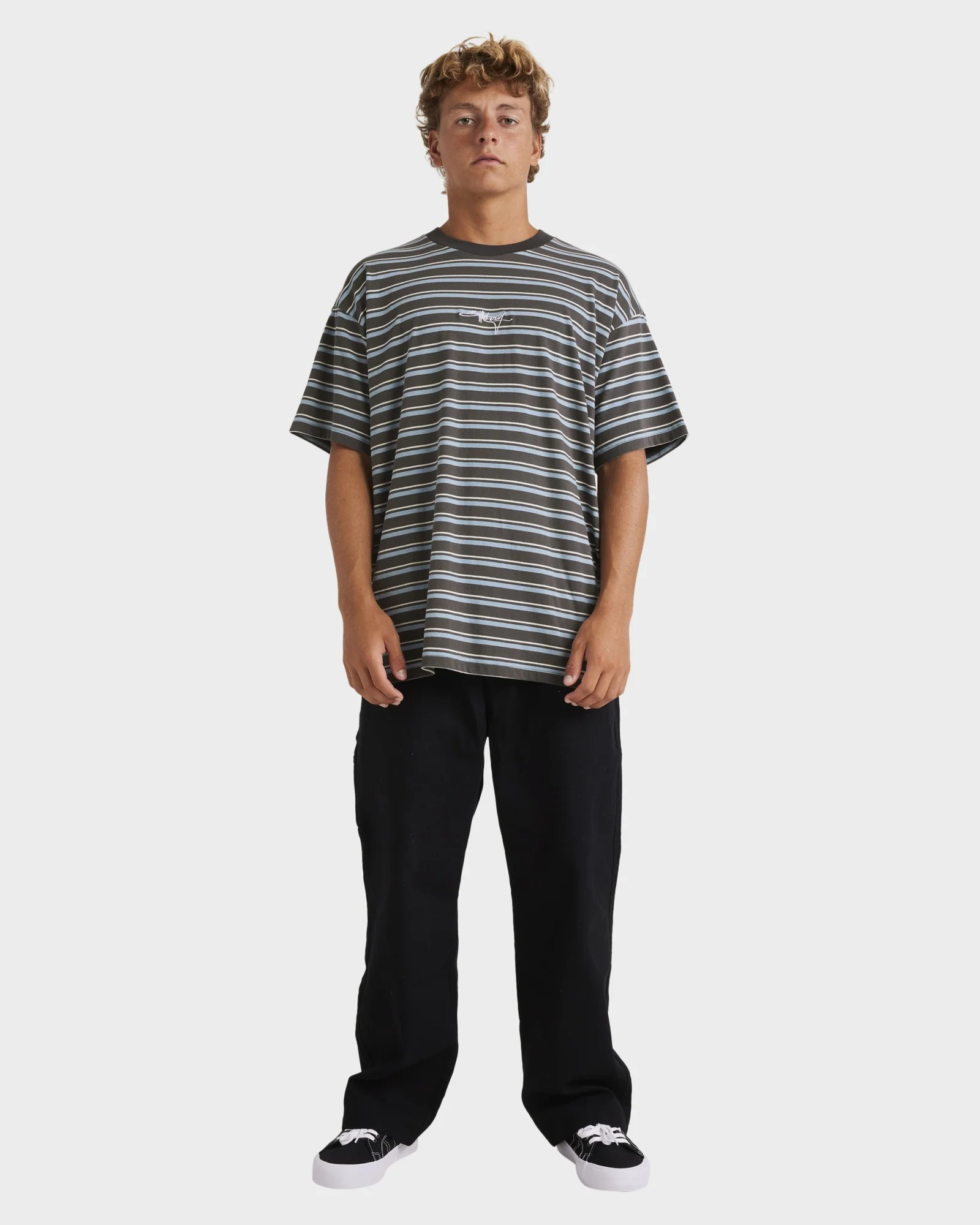 Mens Absense Stripe T-Shirt - Image 5