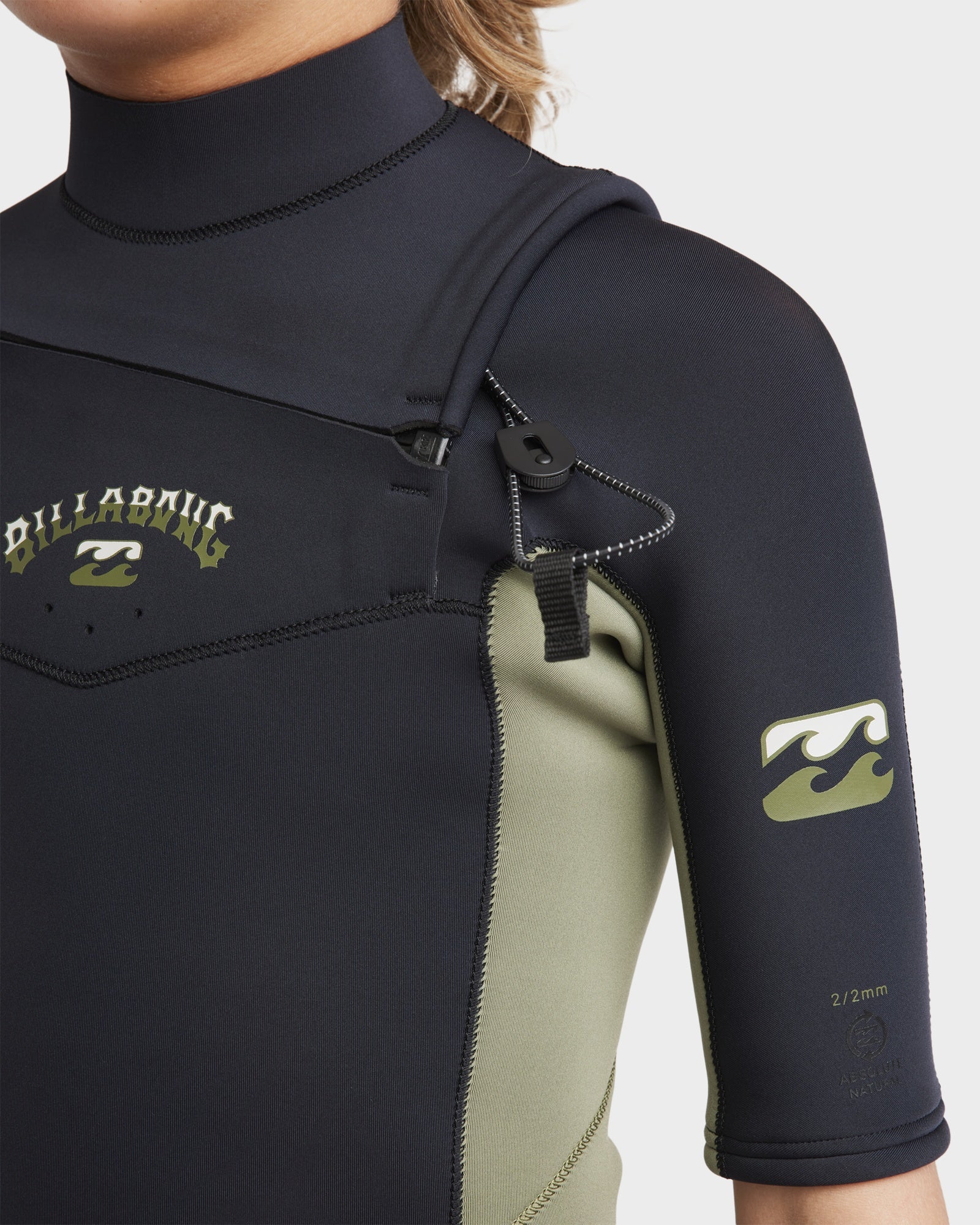 Boys 8-16 Absolute Natural Chest Zip Fullsuit - Image 10