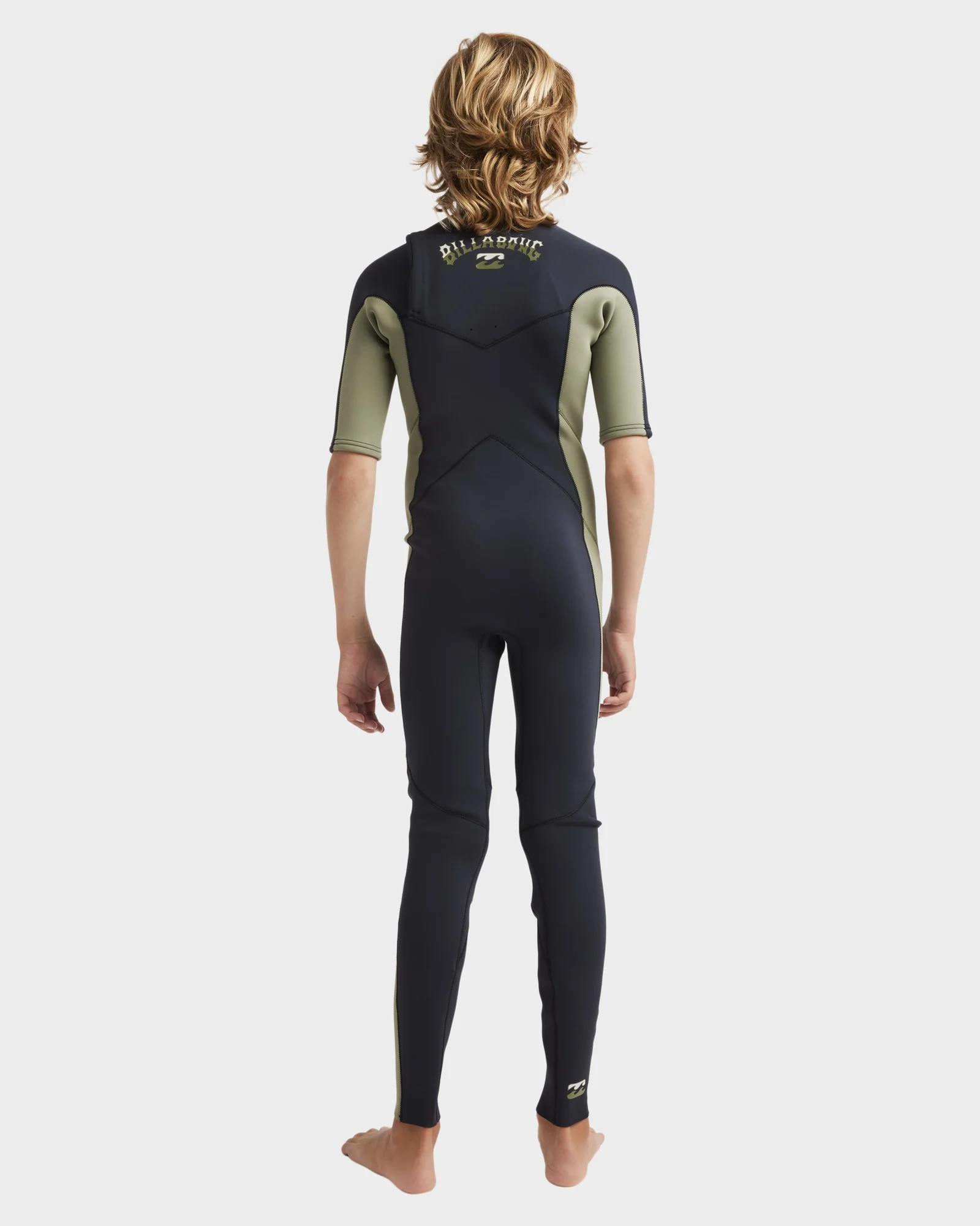 Boys 8-16 Absolute Natural Chest Zip Fullsuit - Image 3