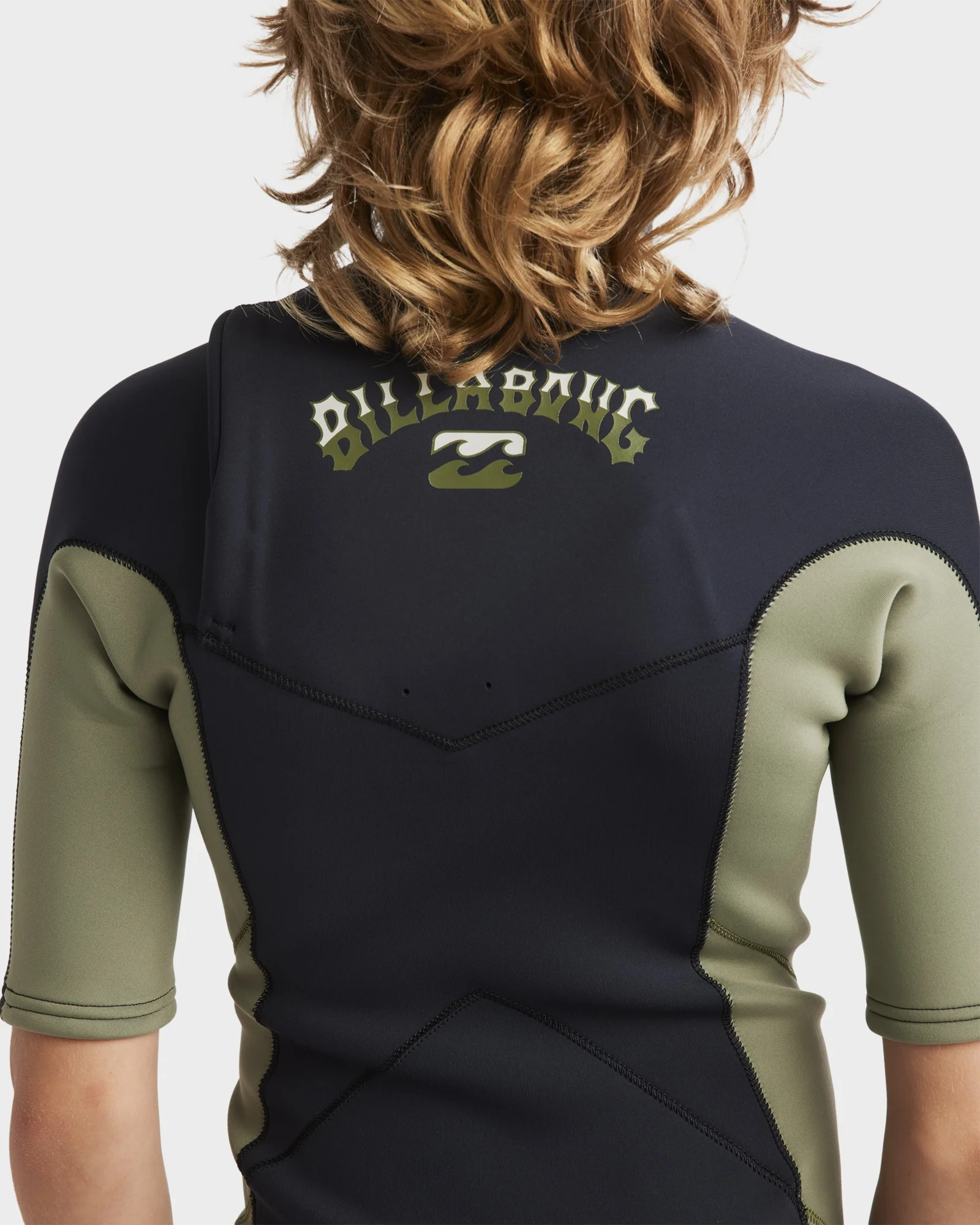 Boys 8-16 Absolute Natural Chest Zip Fullsuit - Image 5