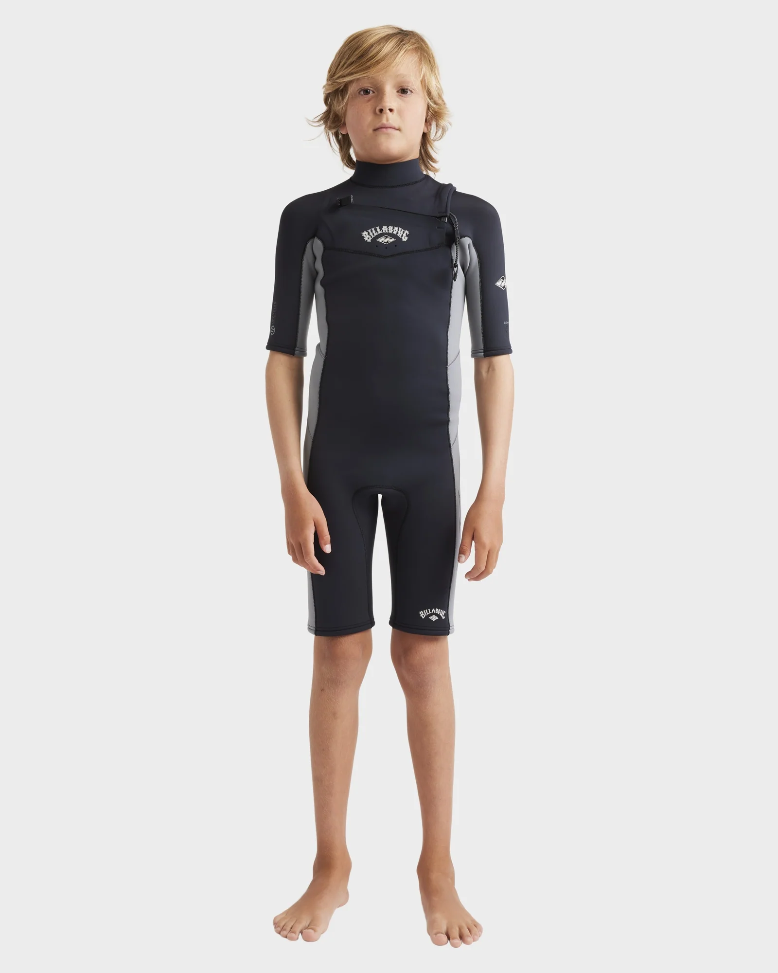 Boys 8-16 Absolute Natural Chest Zip Springsuit - Image 11