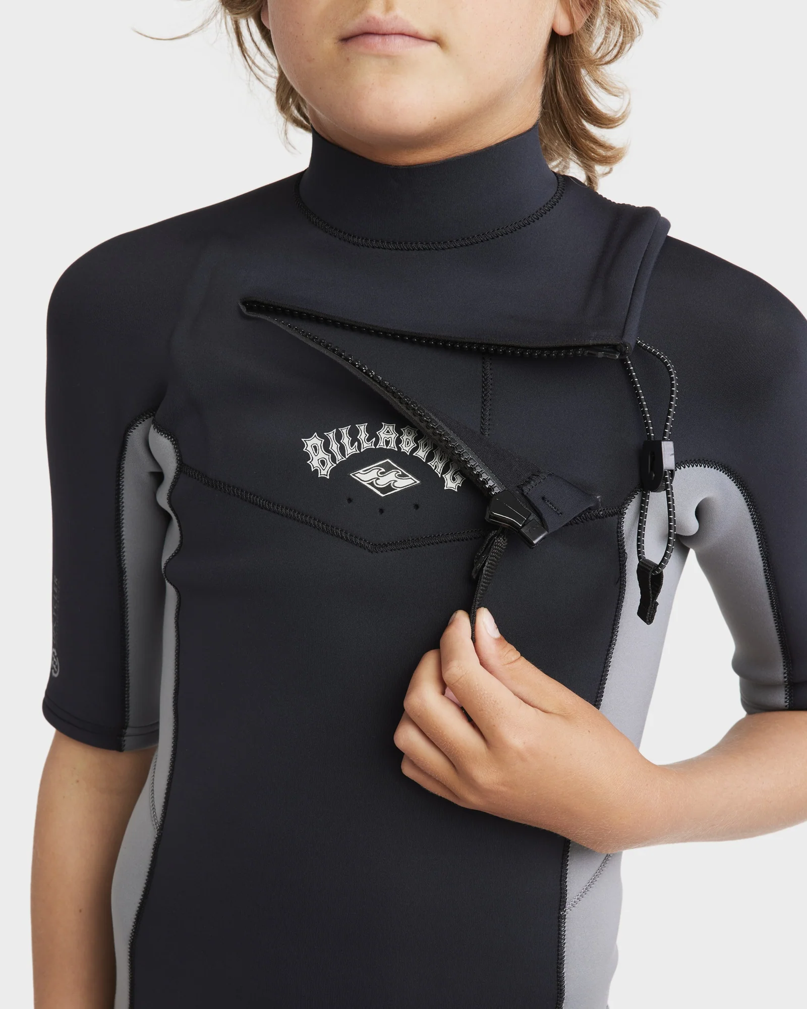 Boys 8-16 Absolute Natural Chest Zip Springsuit - Image 7