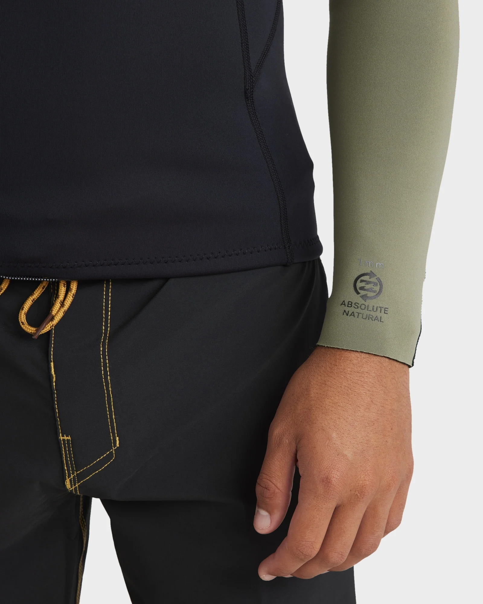 Mens Absolute Natural Wetsuit Jacket - Image 8
