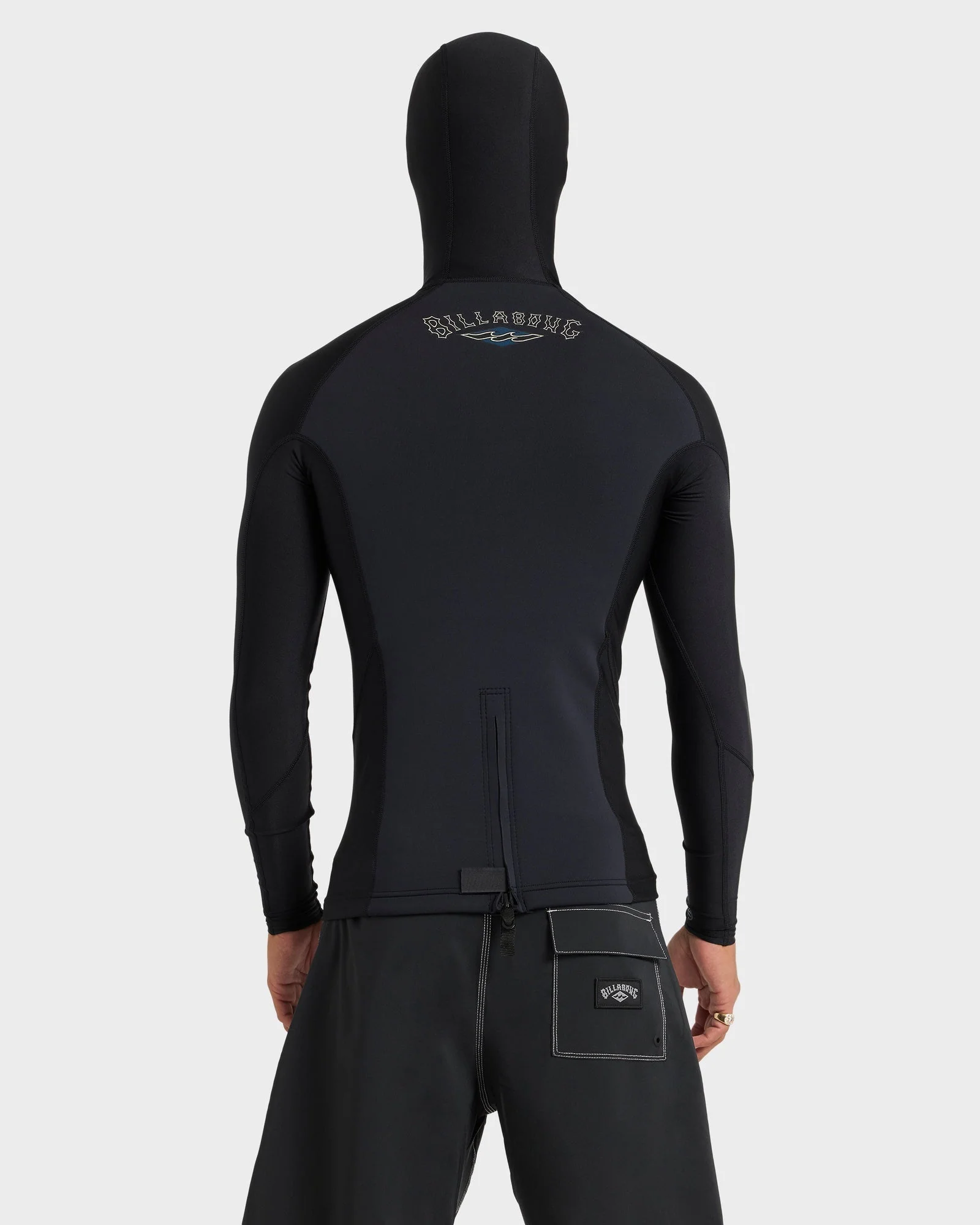 Mens Absolute Natural Poly Lite Hooded Wetsuit Jacket - Image 2