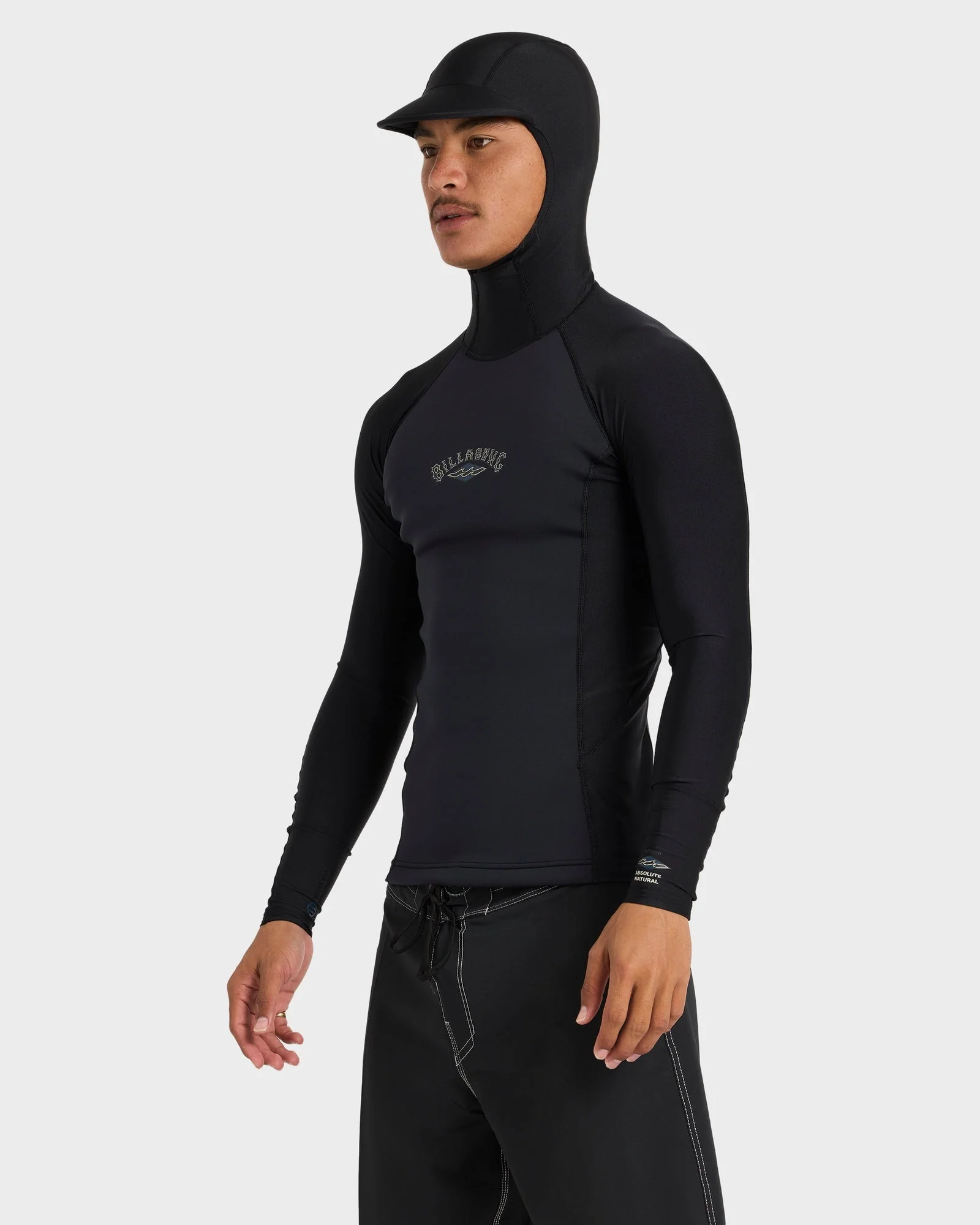 Mens Absolute Natural Poly Lite Hooded Wetsuit Jacket - Image 3