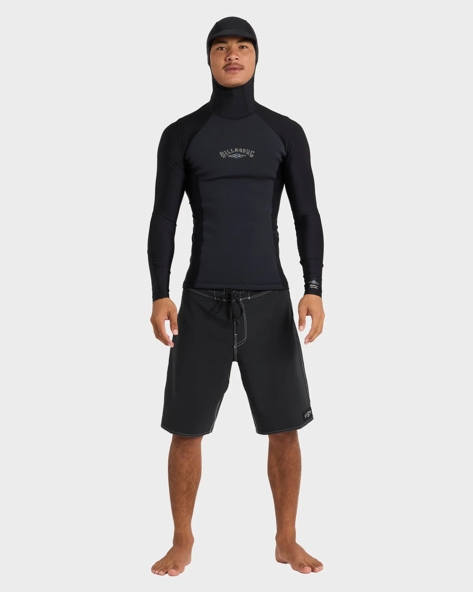 Mens Absolute Natural Poly Lite Hooded Wetsuit Jacket - Image 6