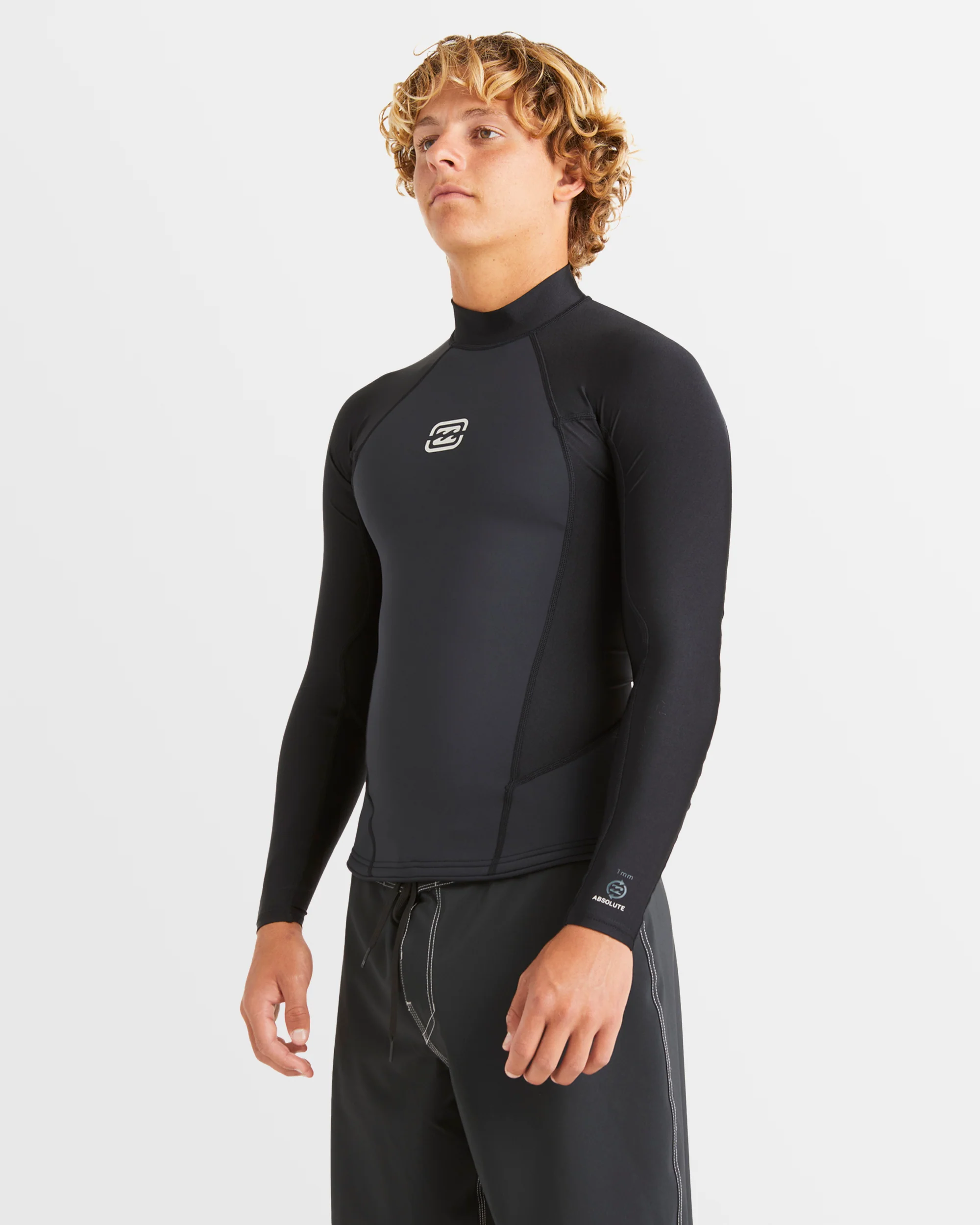 Mens 1mm Absolute Poly Lite Long Sleeve Wetsuit Top - Image 2