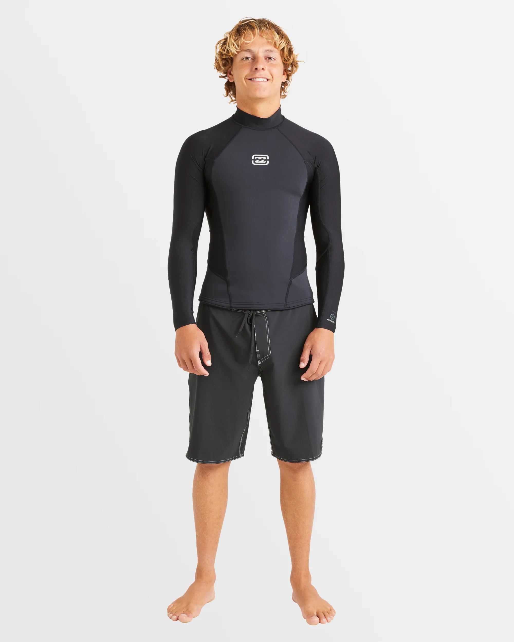 Mens 1mm Absolute Poly Lite Long Sleeve Wetsuit Top - Image 7