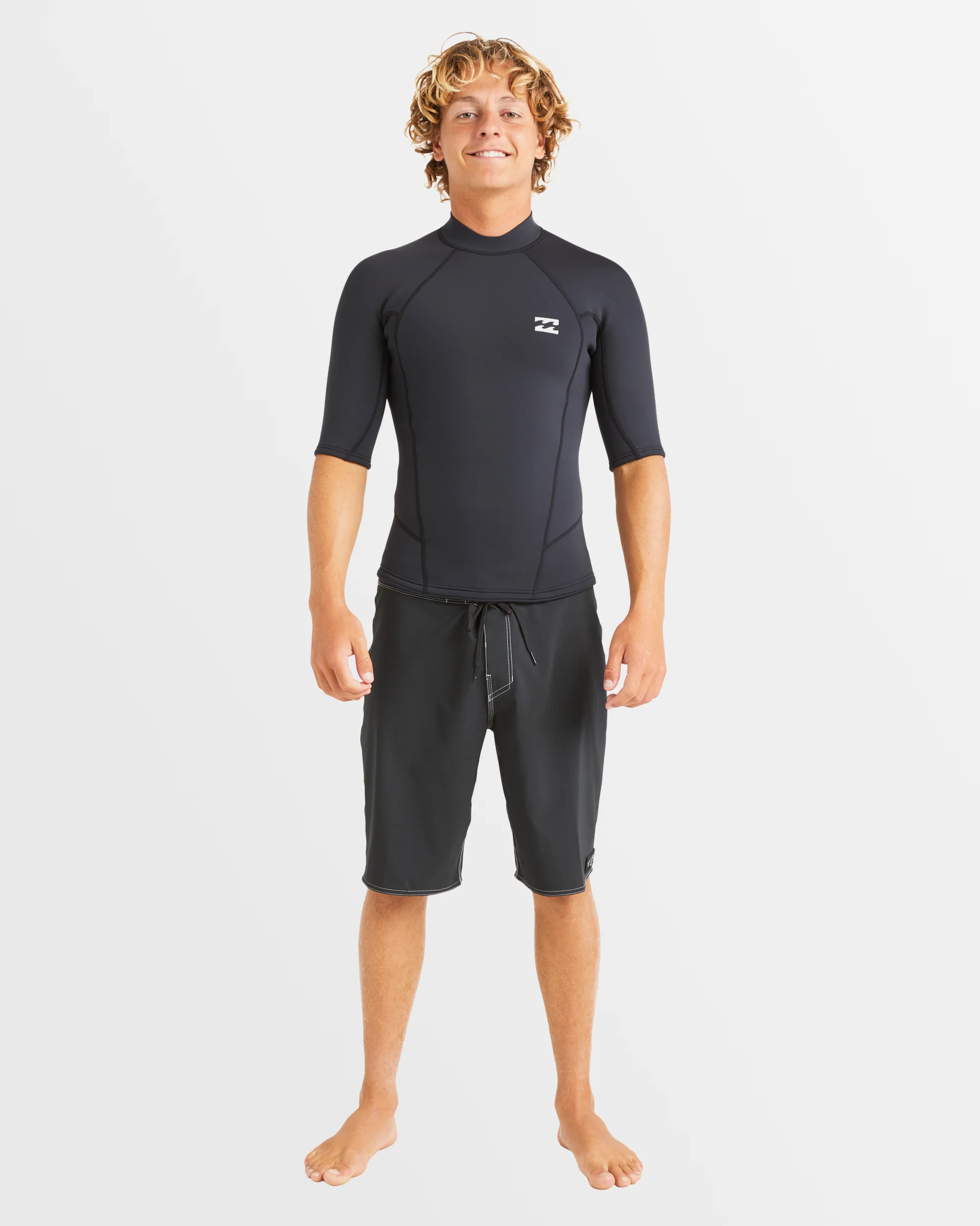 Mens 2/2mm Absolute Short Sleeve Wetsuit top - Image 7