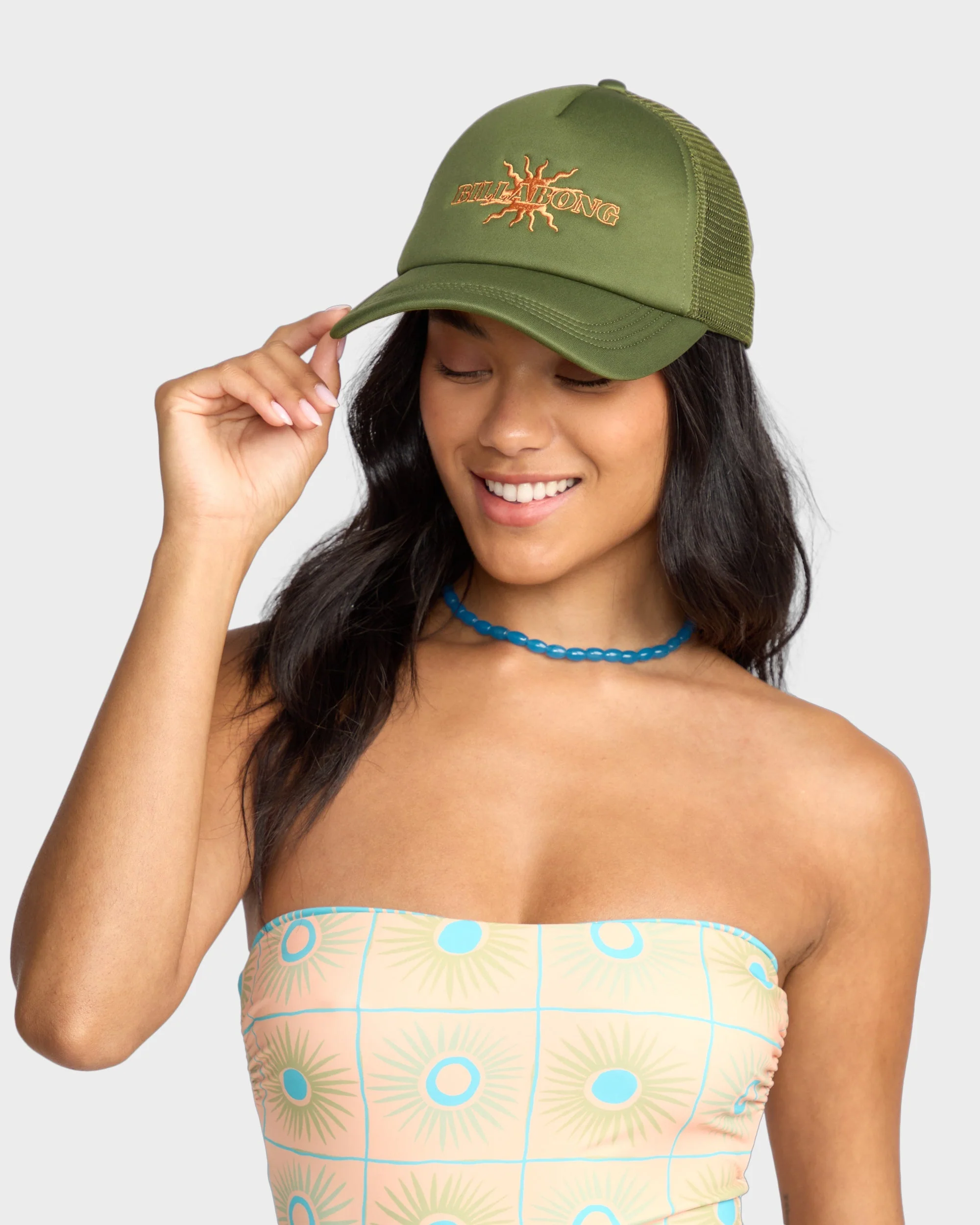 Womens Across Waves Trucker Cap - Image 4