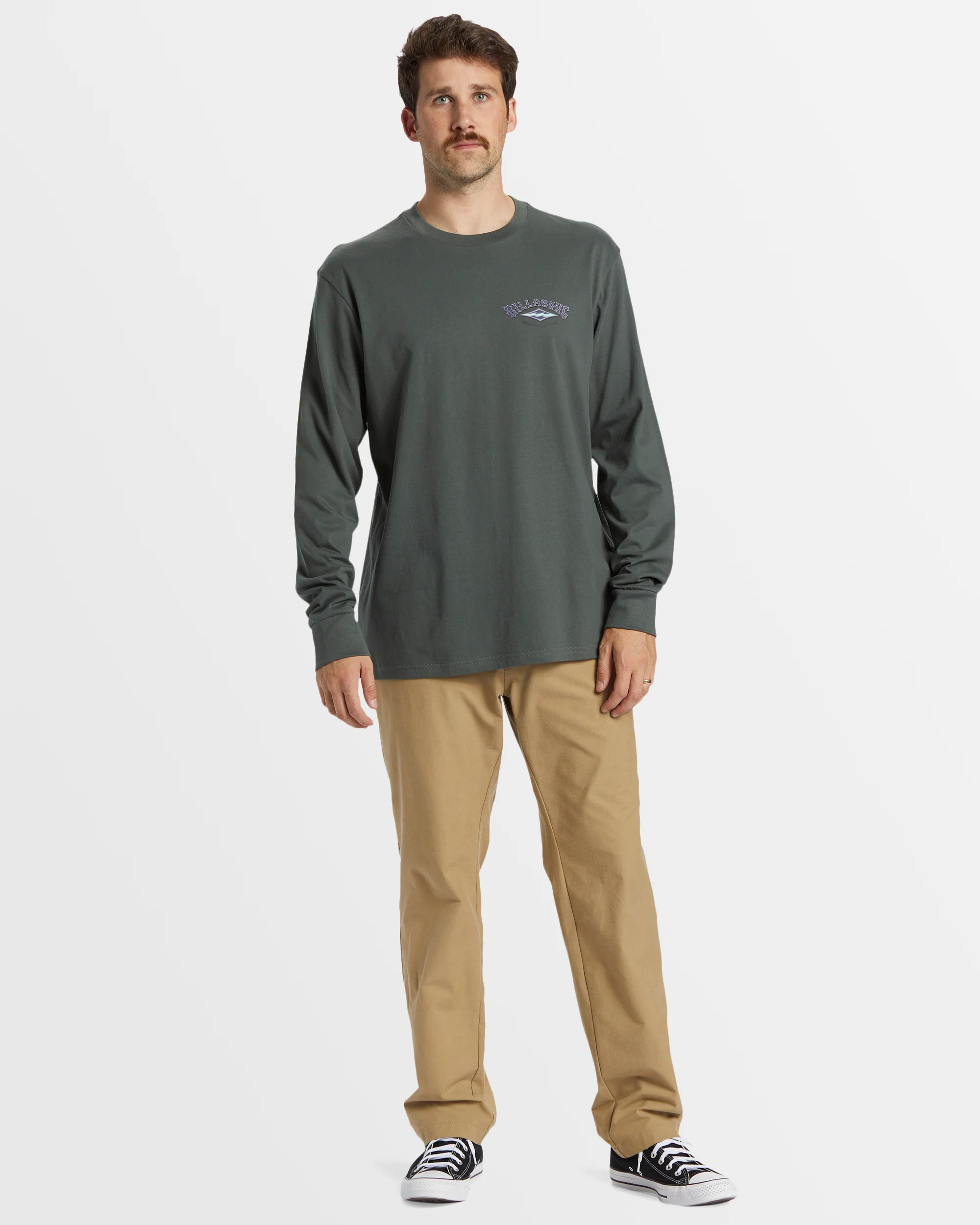 Mens A/Div Arch Long Sleeve T-Shirt - Image 5