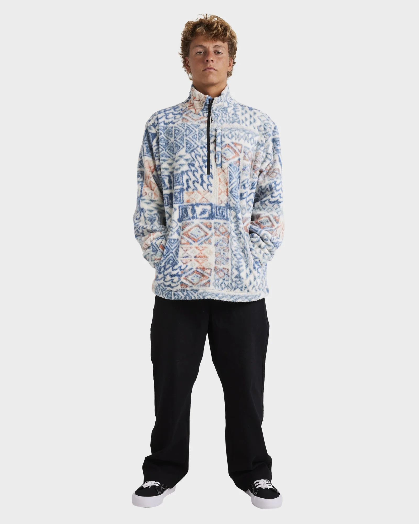 Mens A/Div Boundary Half Zip Fleece Pullover - Image 4