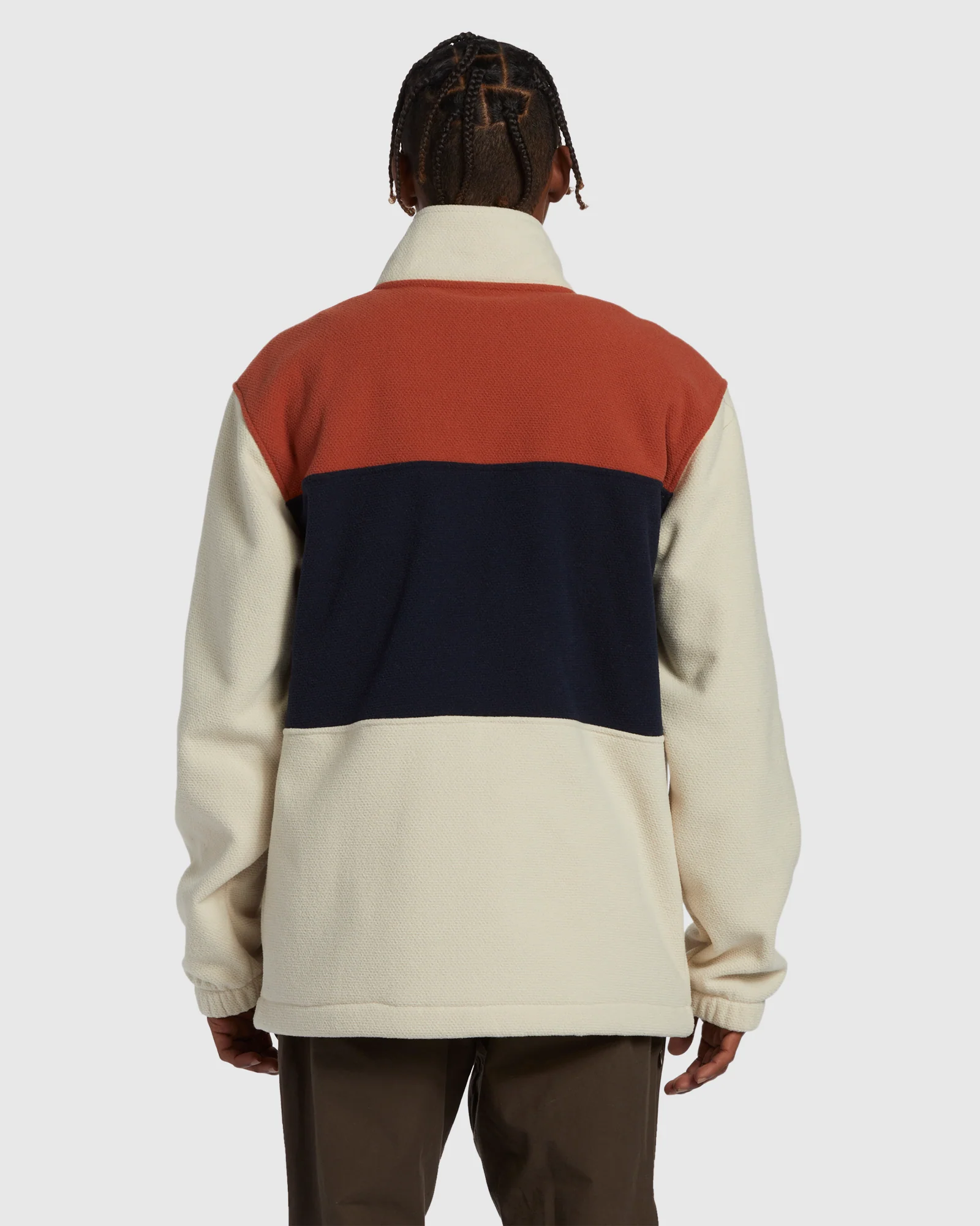 Mens A/Div Boundary Mock Snap Pullover - Image 3