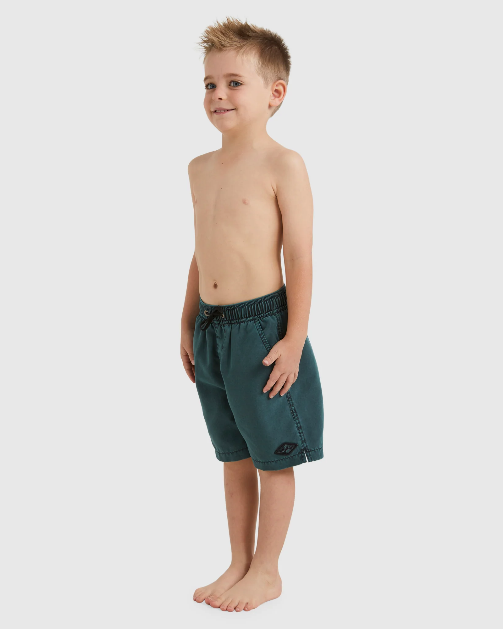Boys 0-7 All Day Overdye Layback 13" Boardshorts - Image 2