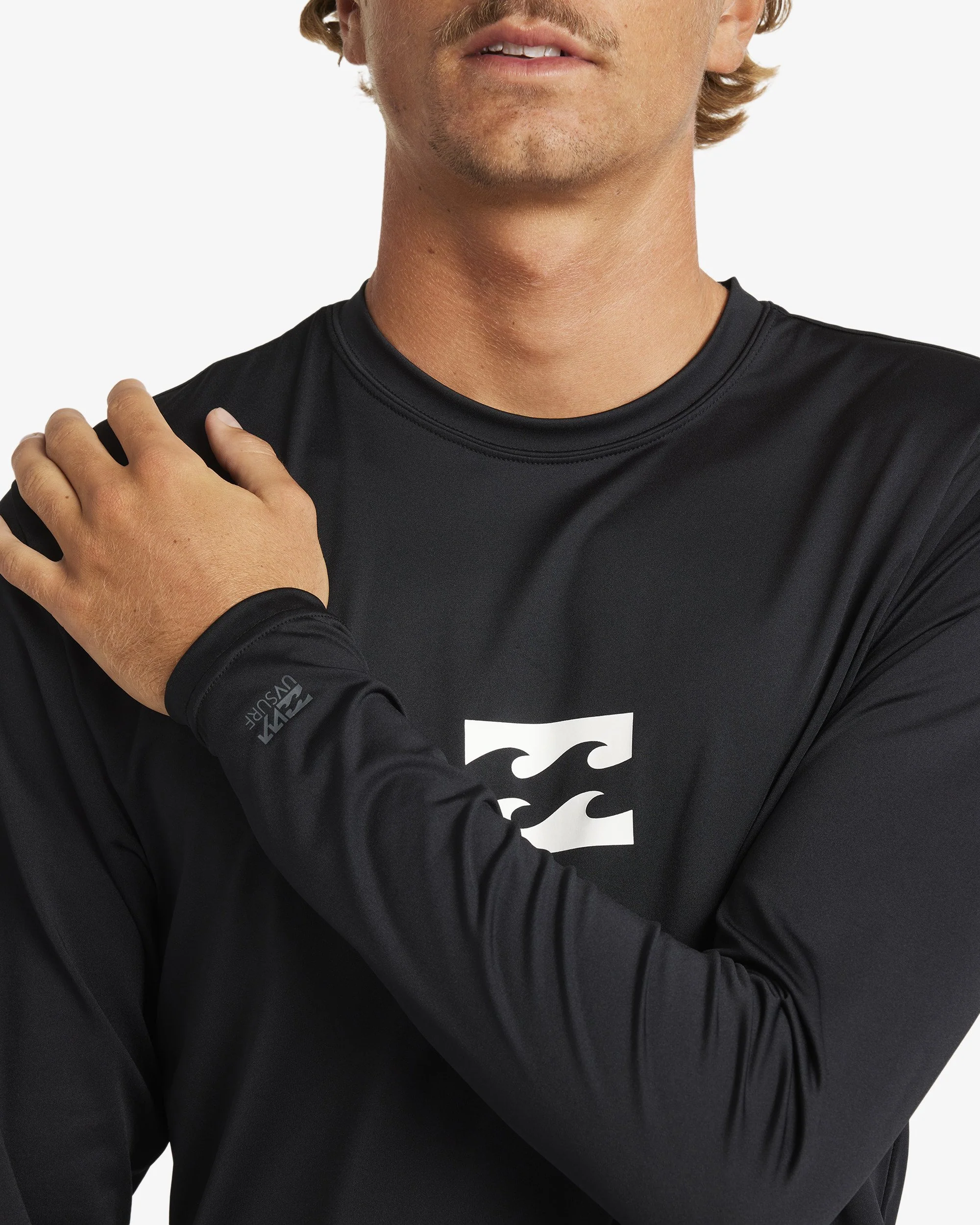 Mens All Day Wave Long Sleeve Rash Vest - Image 3