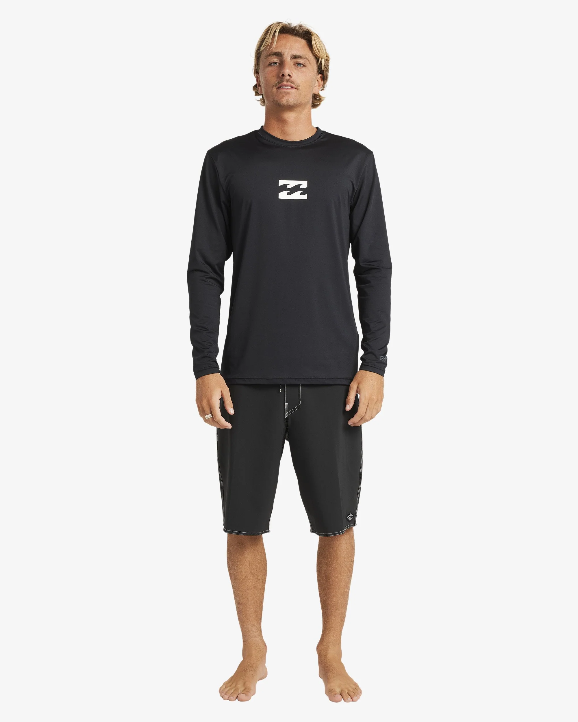 Mens All Day Wave Long Sleeve Rash Vest - Image 5