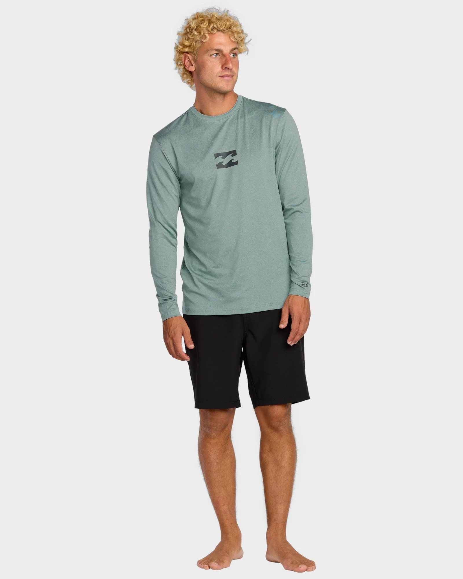 Mens All Day Wave Long Sleeve Rash Vest - Image 5