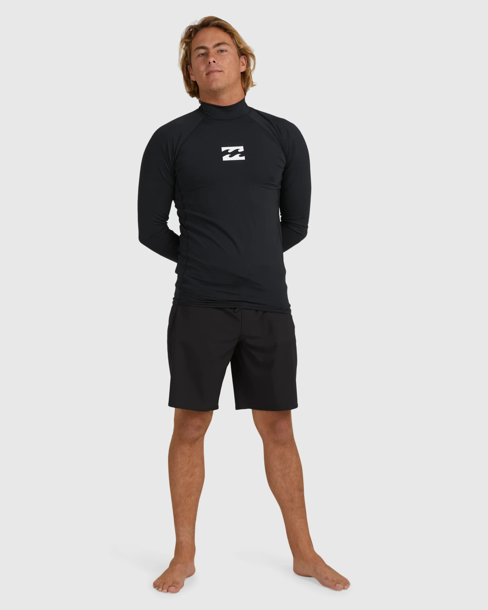 Mens ALL DAY WAVE Long Sleeve Rash Vest - Image 5