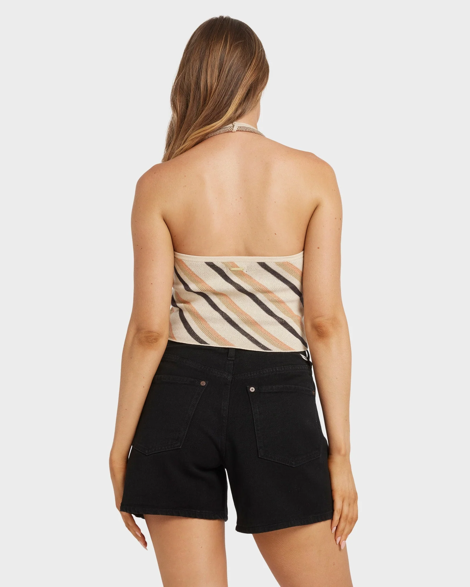Womens All Out Sweater Halter Top - Image 3