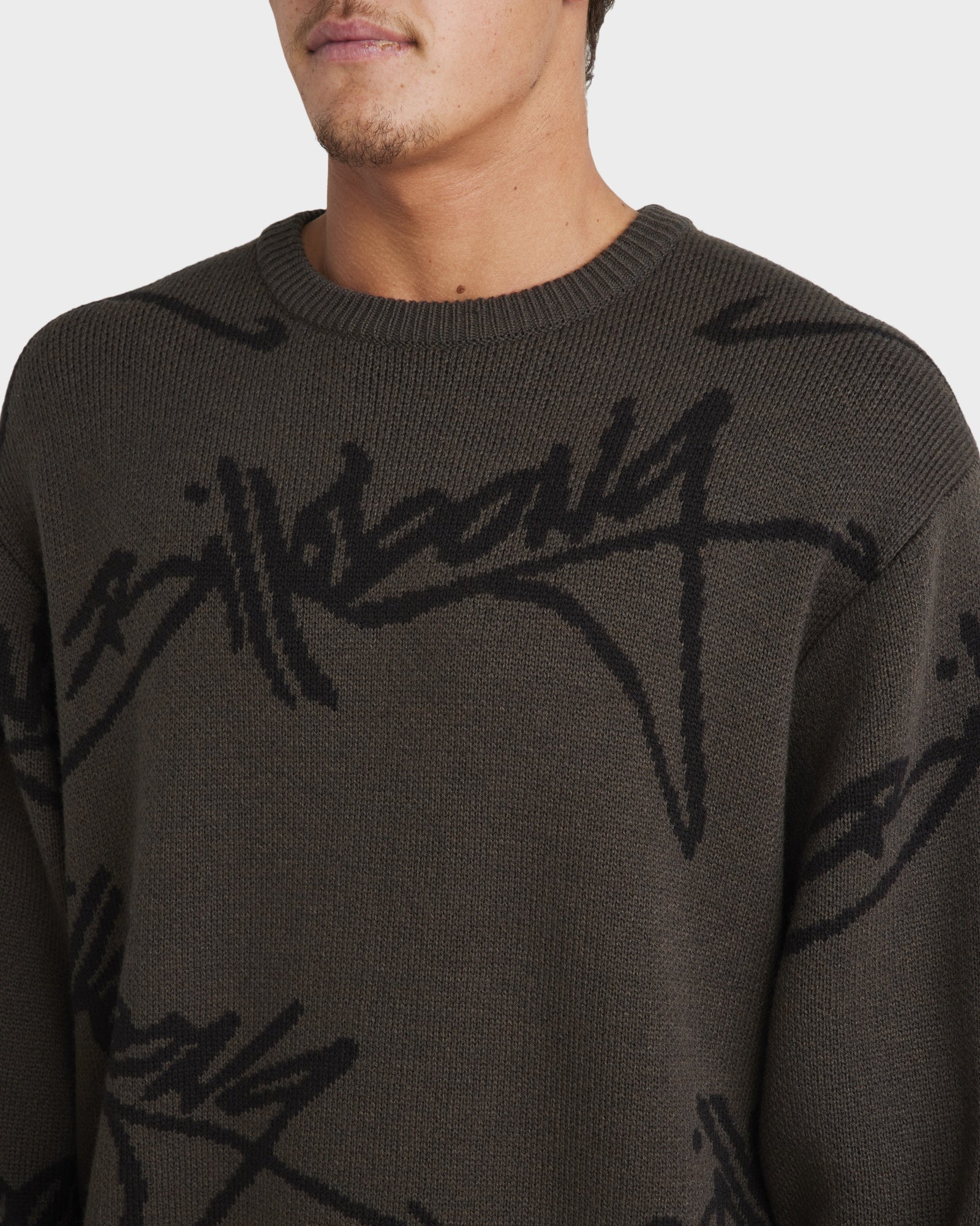Mens All Over Sweater - Image 4
