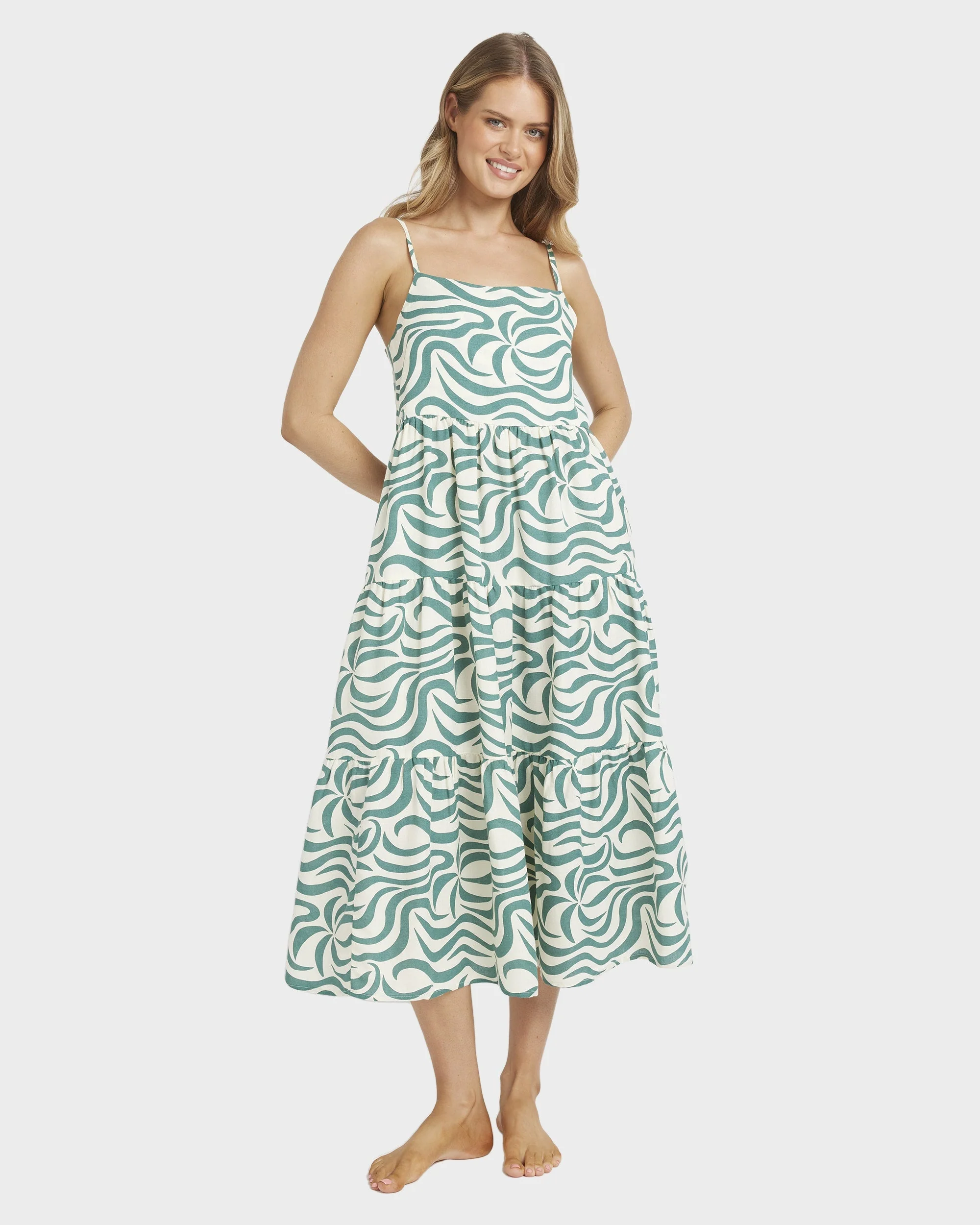 Womens All The Waves Maxi Dress - Image 2