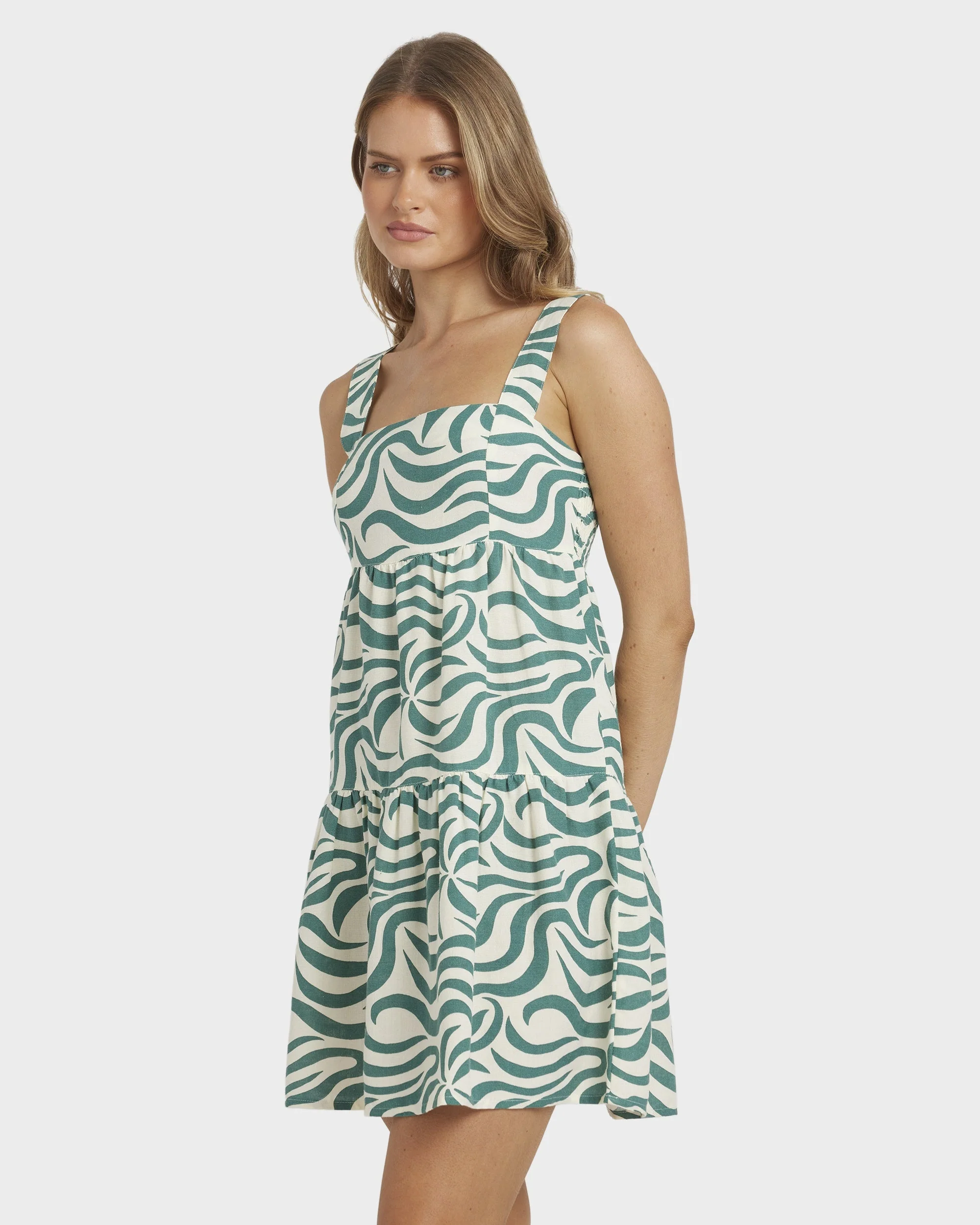 Womens All The Waves Mini Dress - Image 4