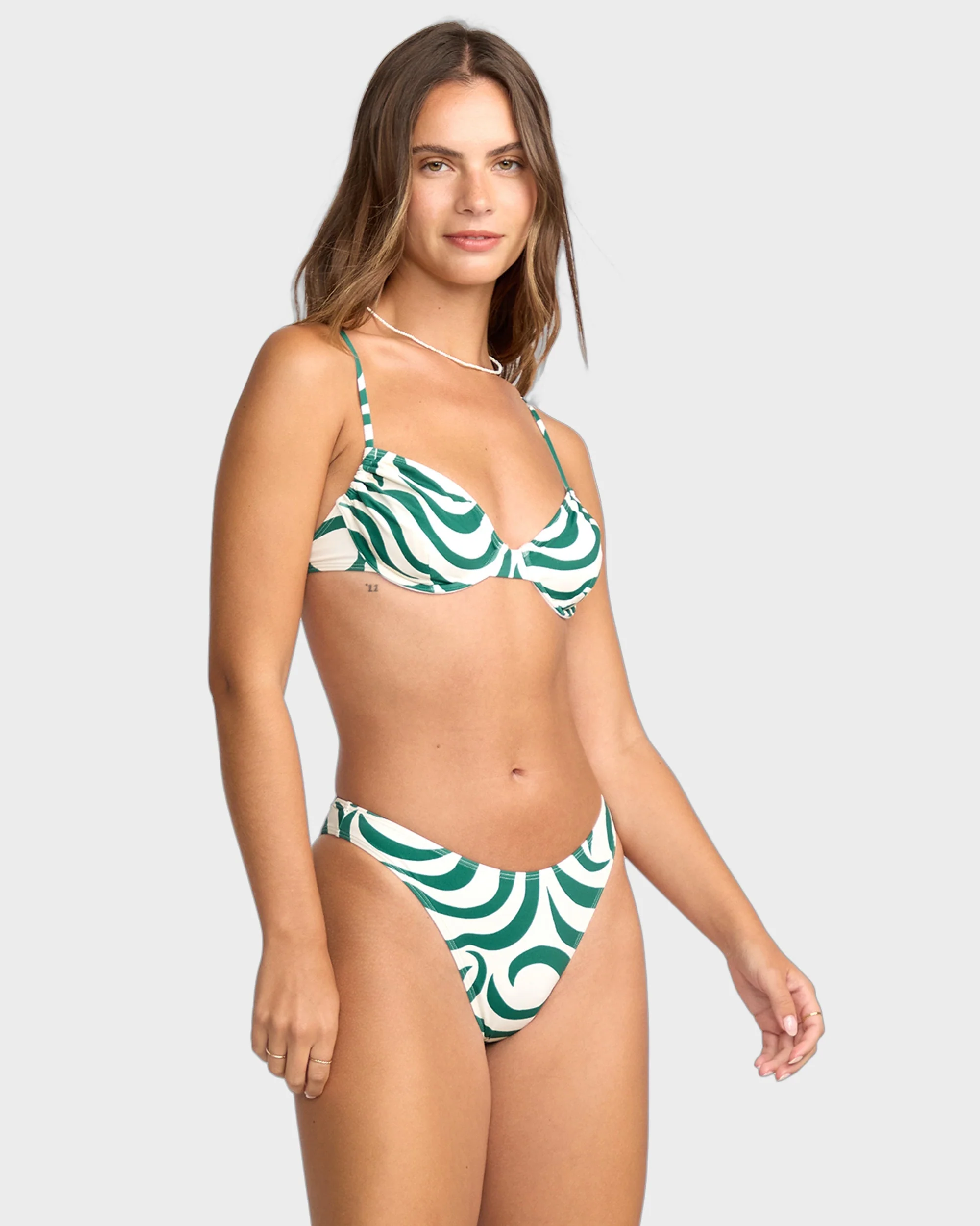 Womens All The Waves Skimpy Hike Bikini Bottom - Image 6