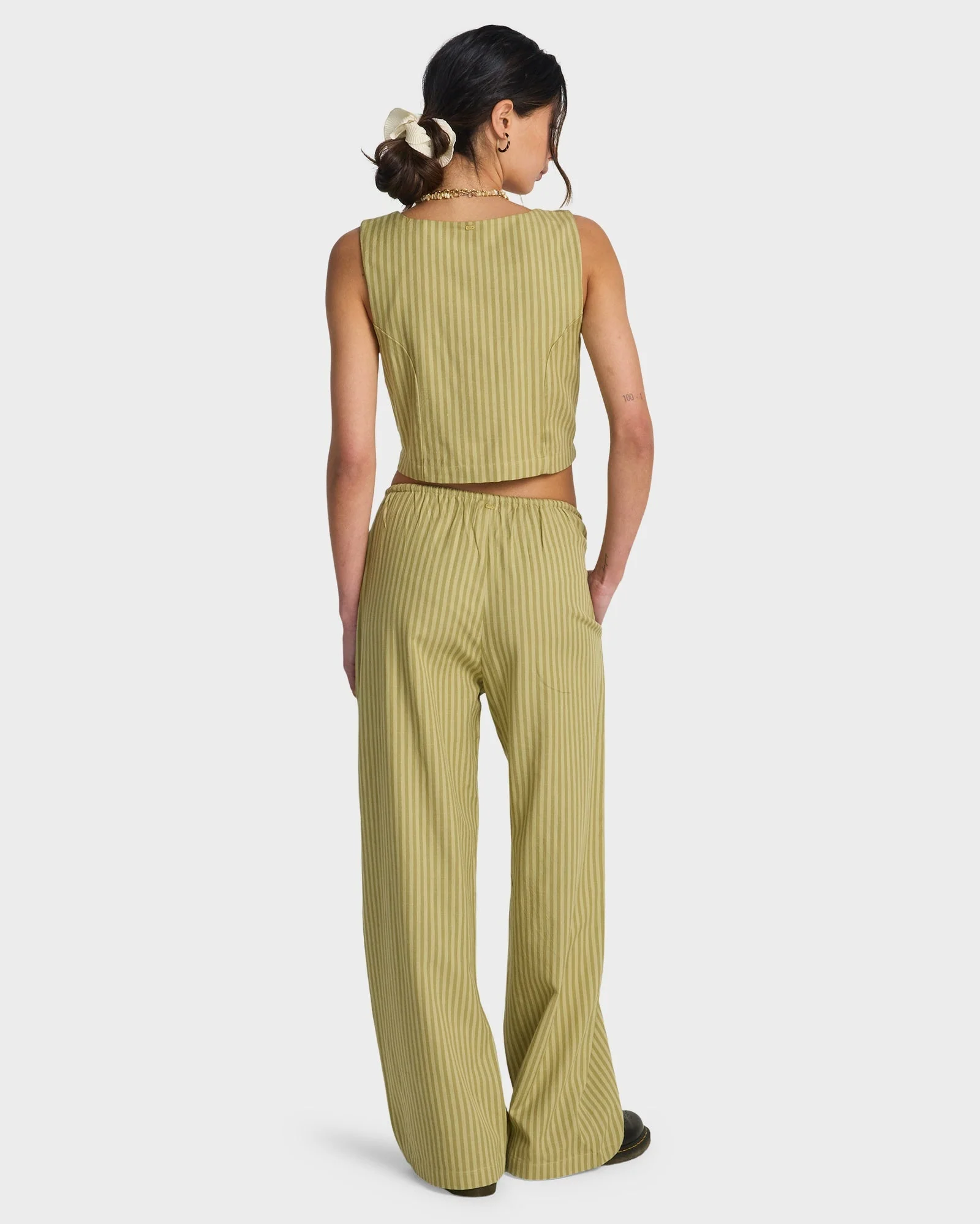 Womens Another Wave Elastic Waist Pants - Image 3