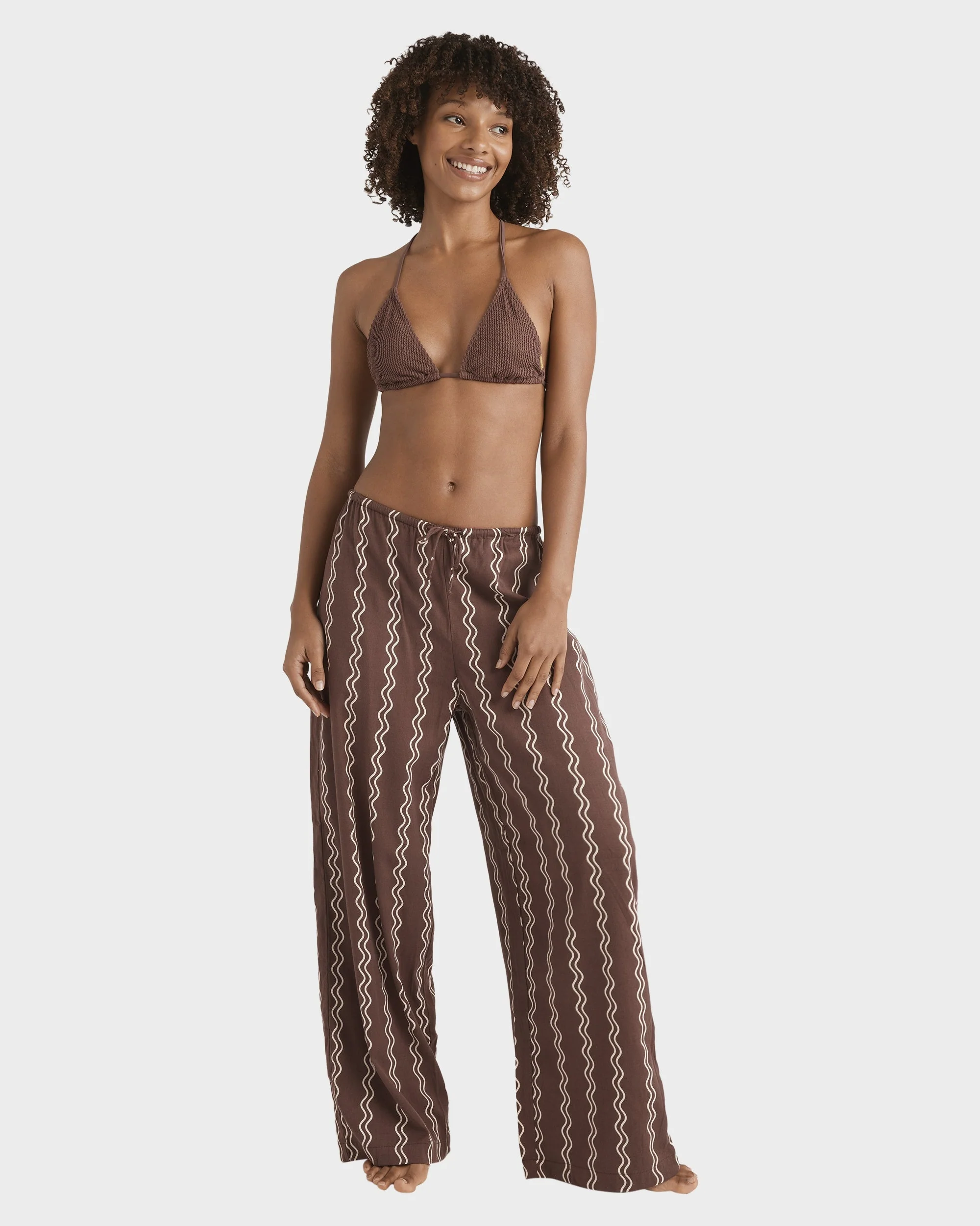 Womens Another Wave Elastic Waist Pants - Image 2