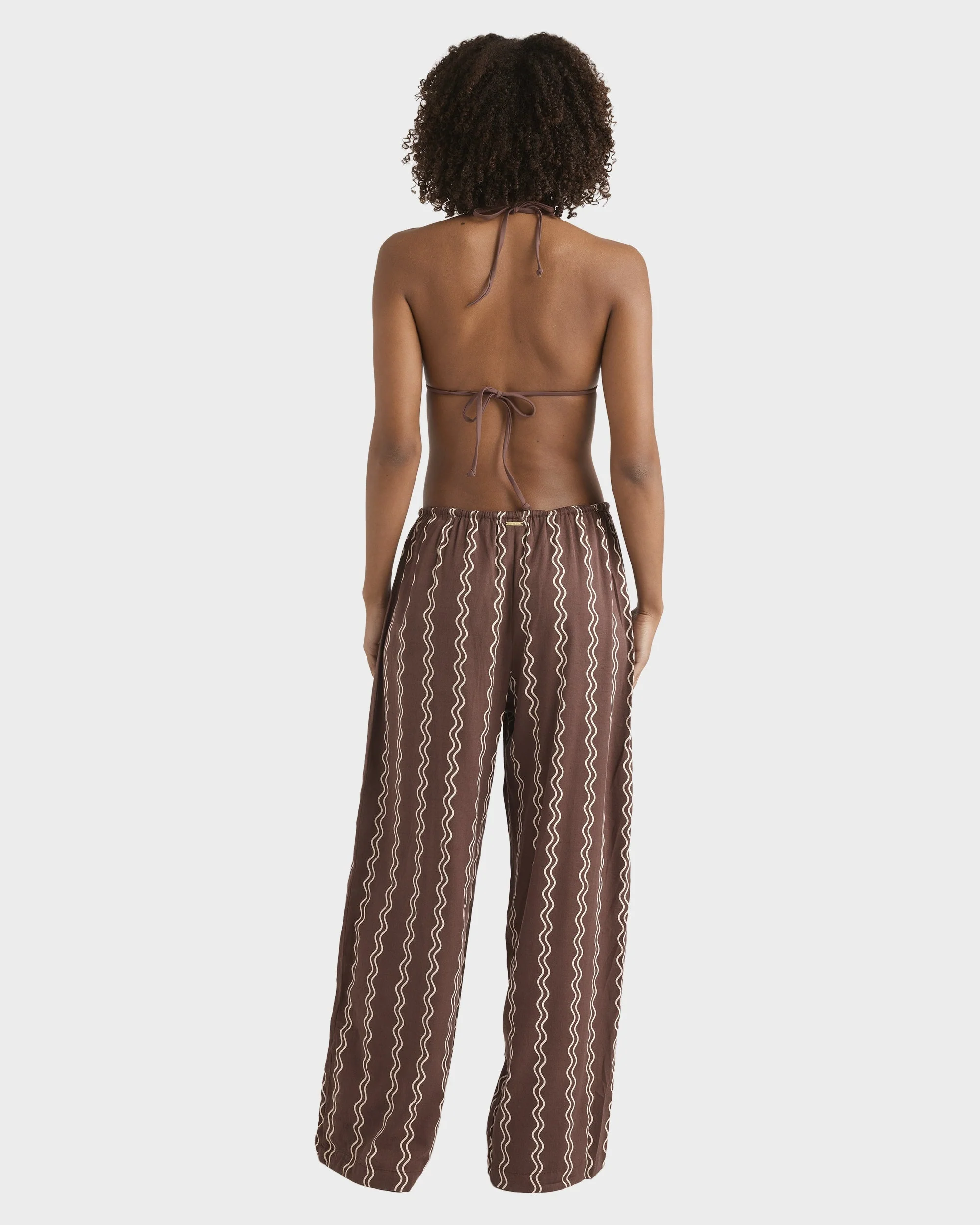 Womens Another Wave Elastic Waist Pants - Image 3