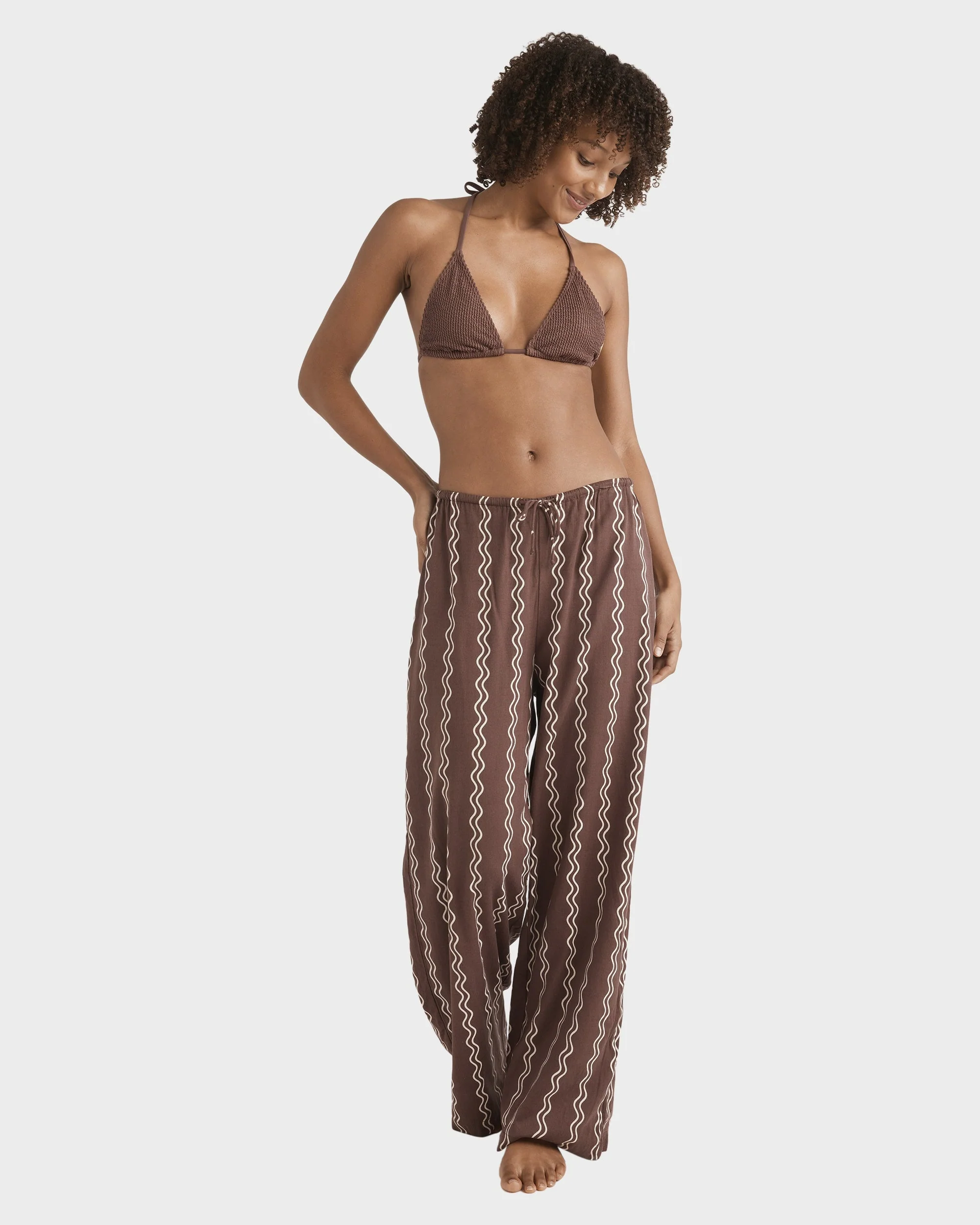 Womens Another Wave Elastic Waist Pants - Image 4