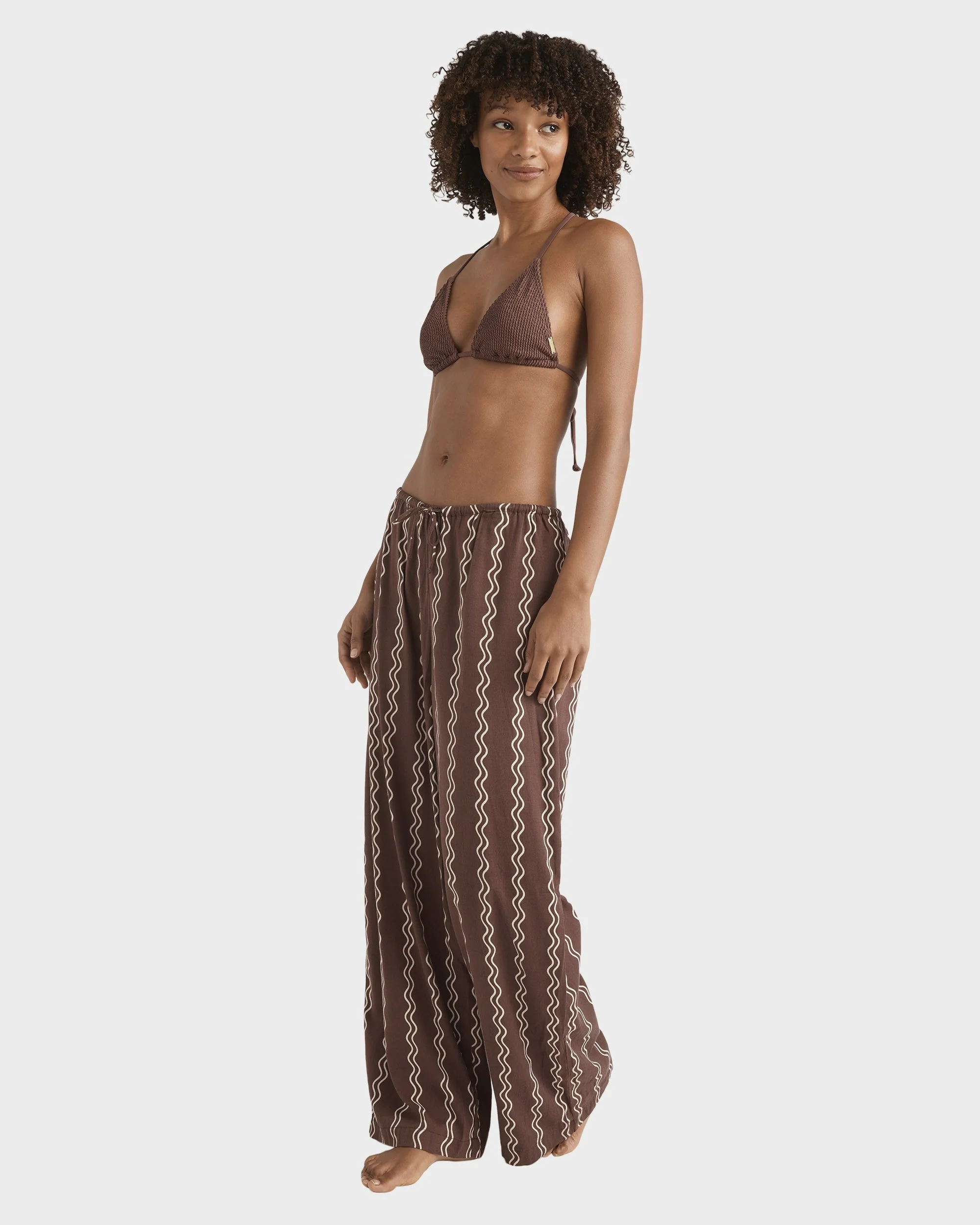 Womens Another Wave Elastic Waist Pants - Image 5