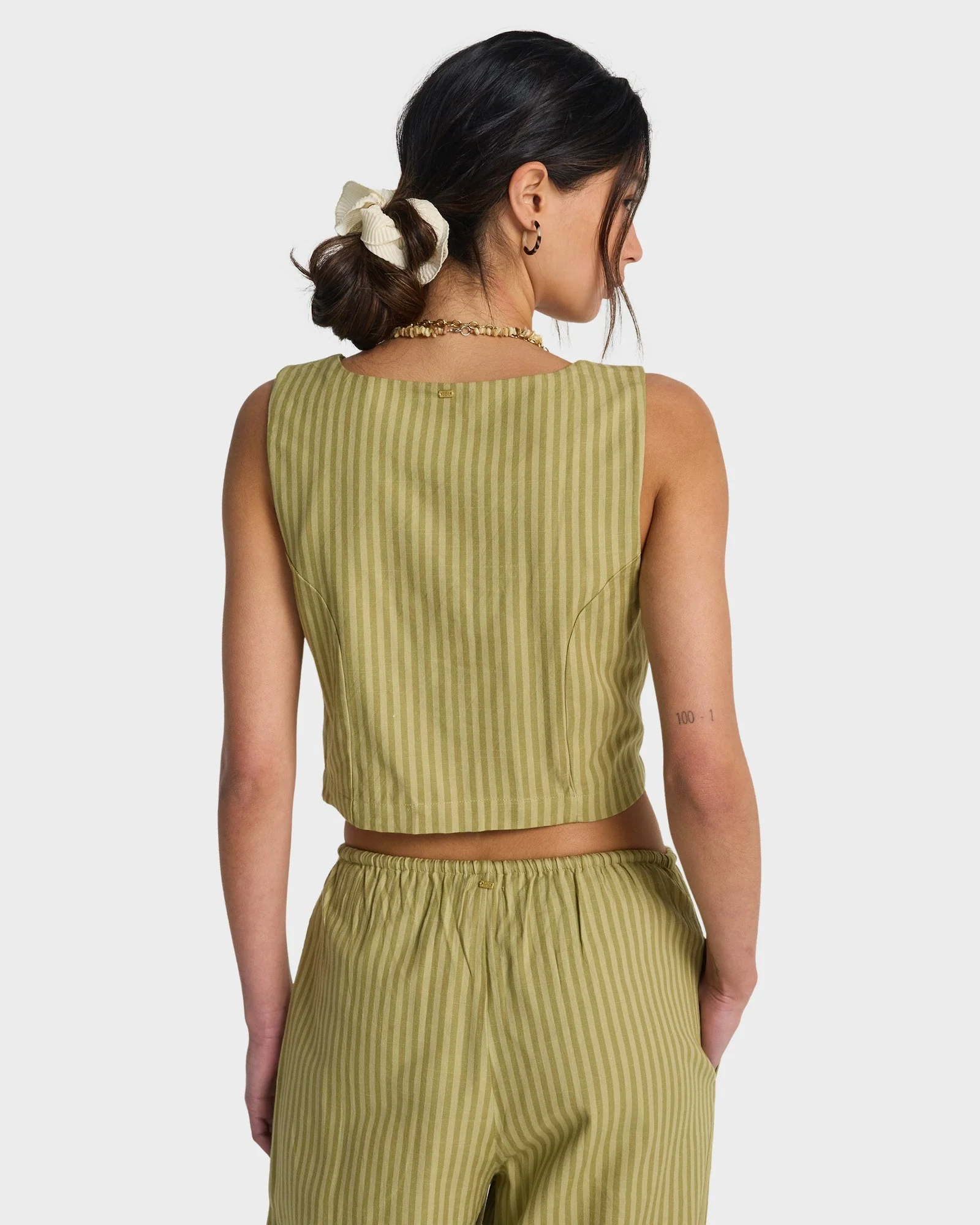 Womens Another Wave Woven Tank Top - Image 3