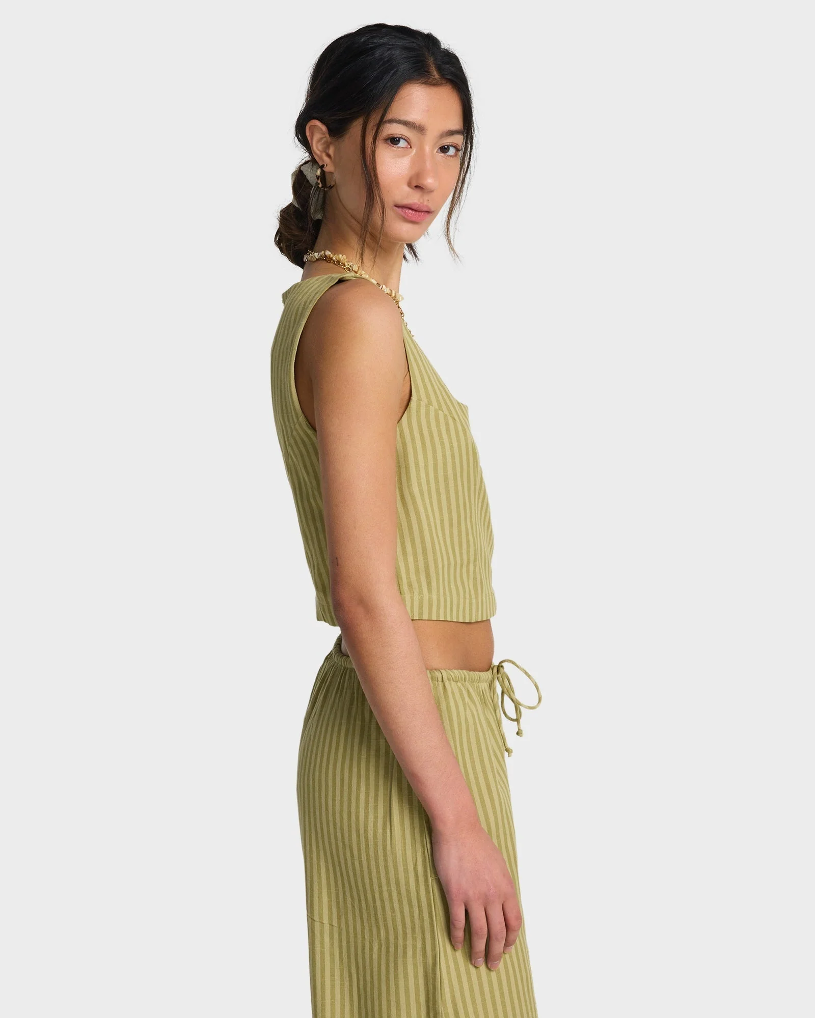 Womens Another Wave Woven Tank Top - Image 4