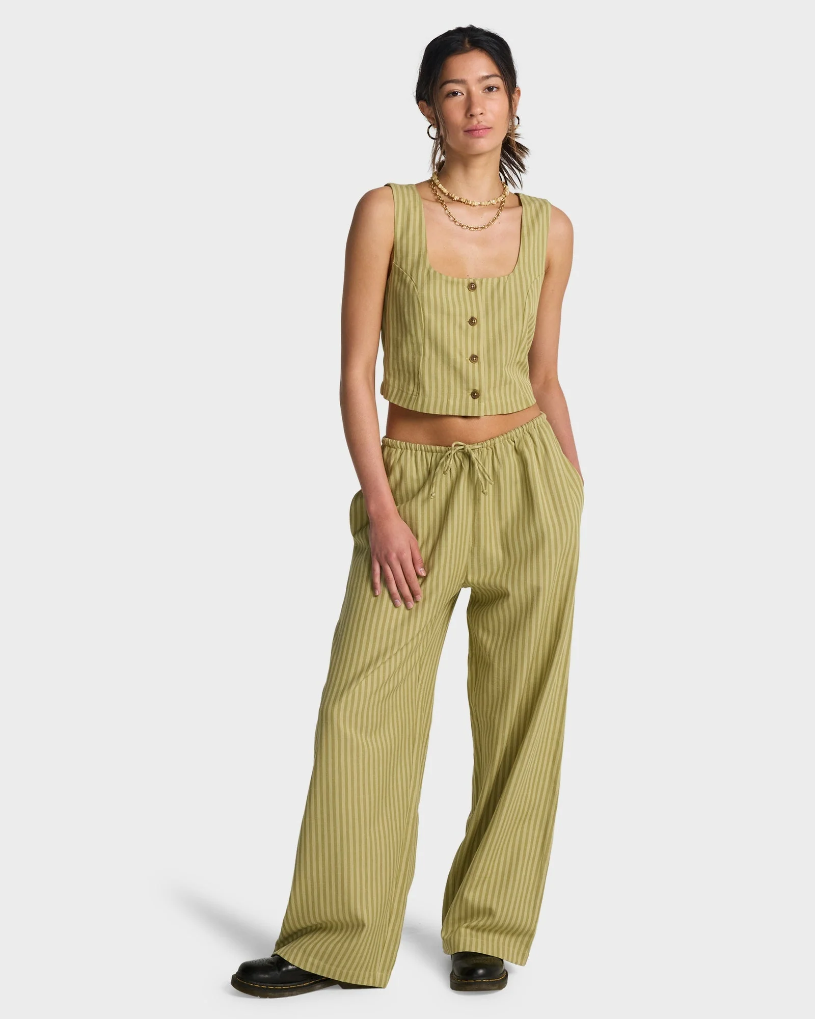 Womens Another Wave Woven Tank Top - Image 7