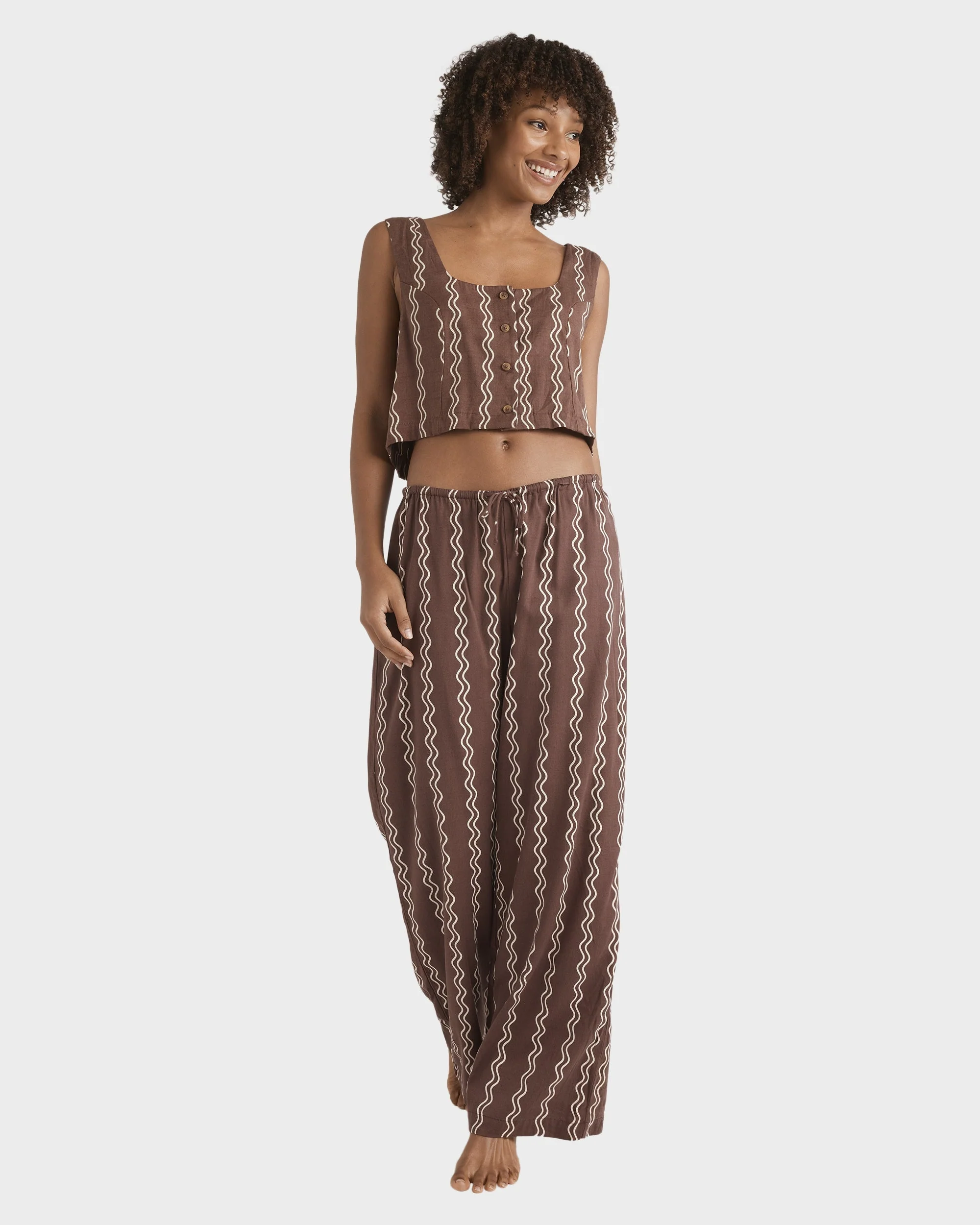 Womens Another Wave Woven Tank Top - Image 6