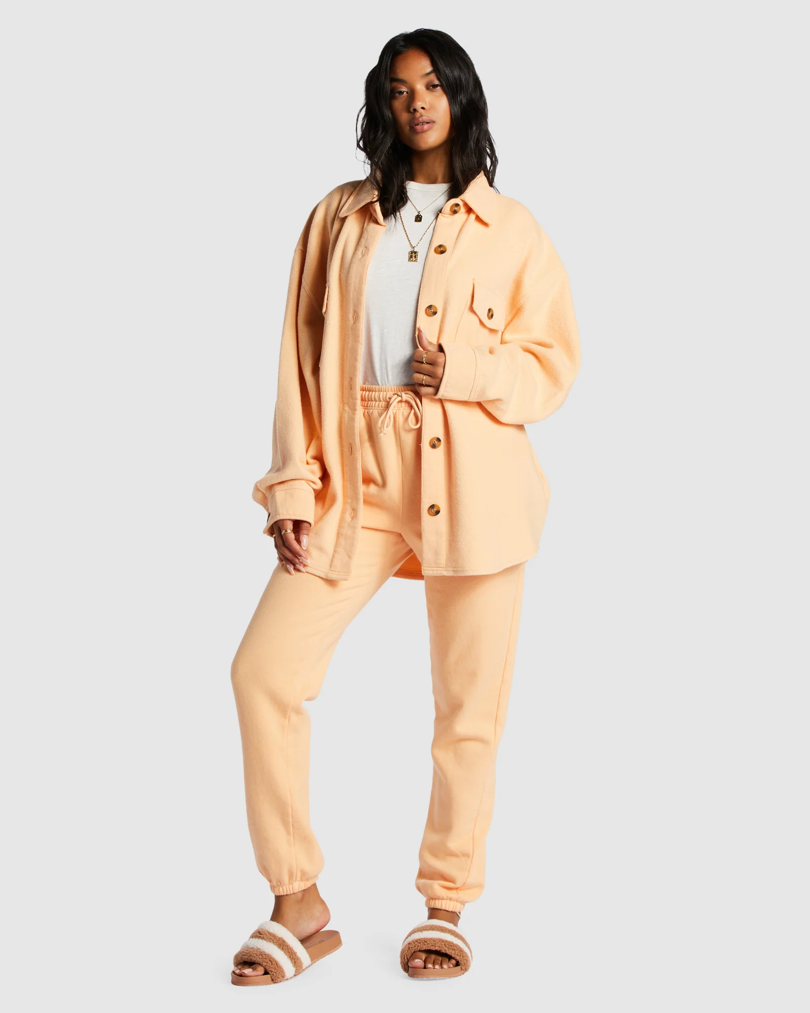Womens Any Time Button Through Shacket - Image 5
