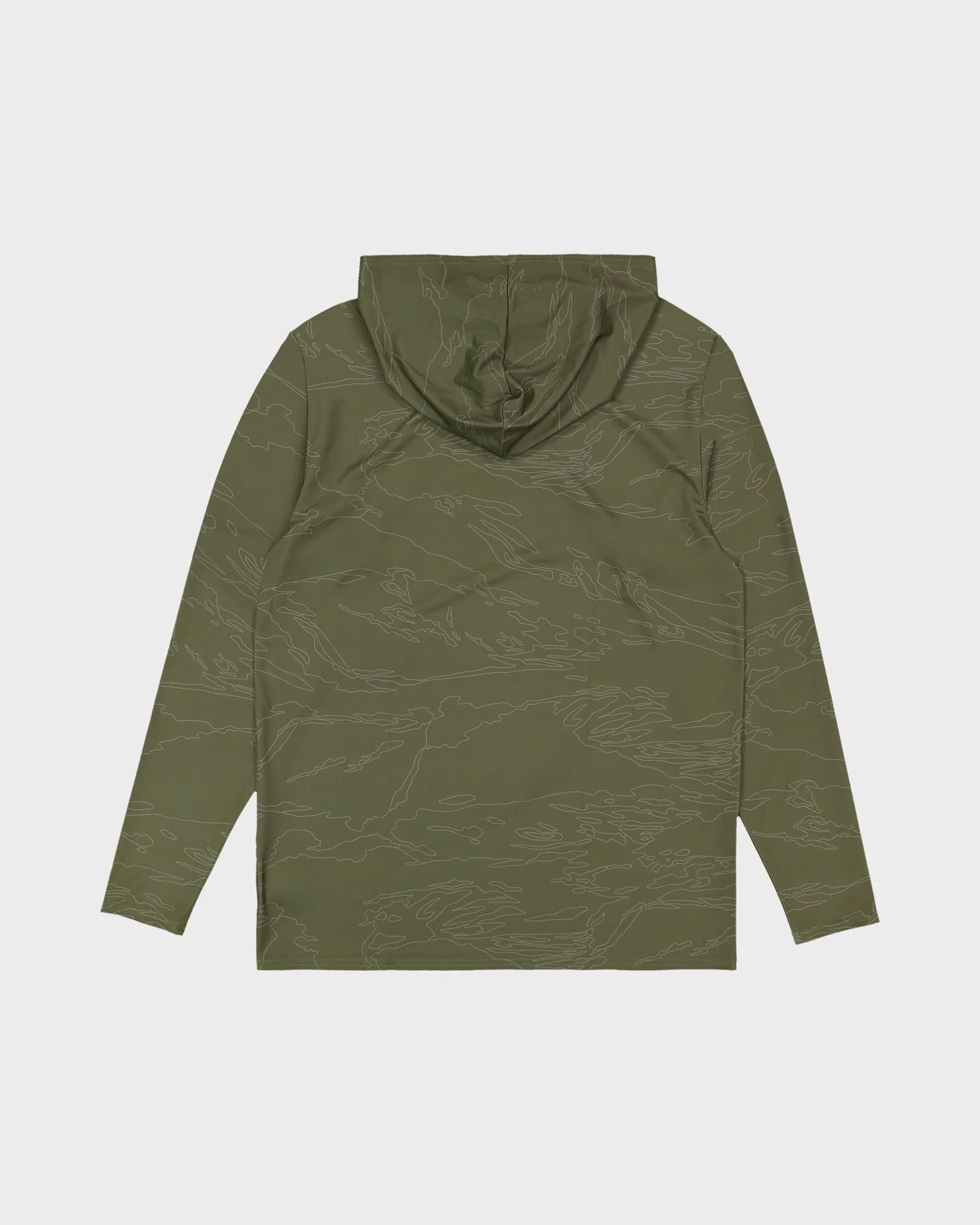 Mens Arch Mesh Loose Fit Hooded Long Sleeve Rash Vest - Image 2