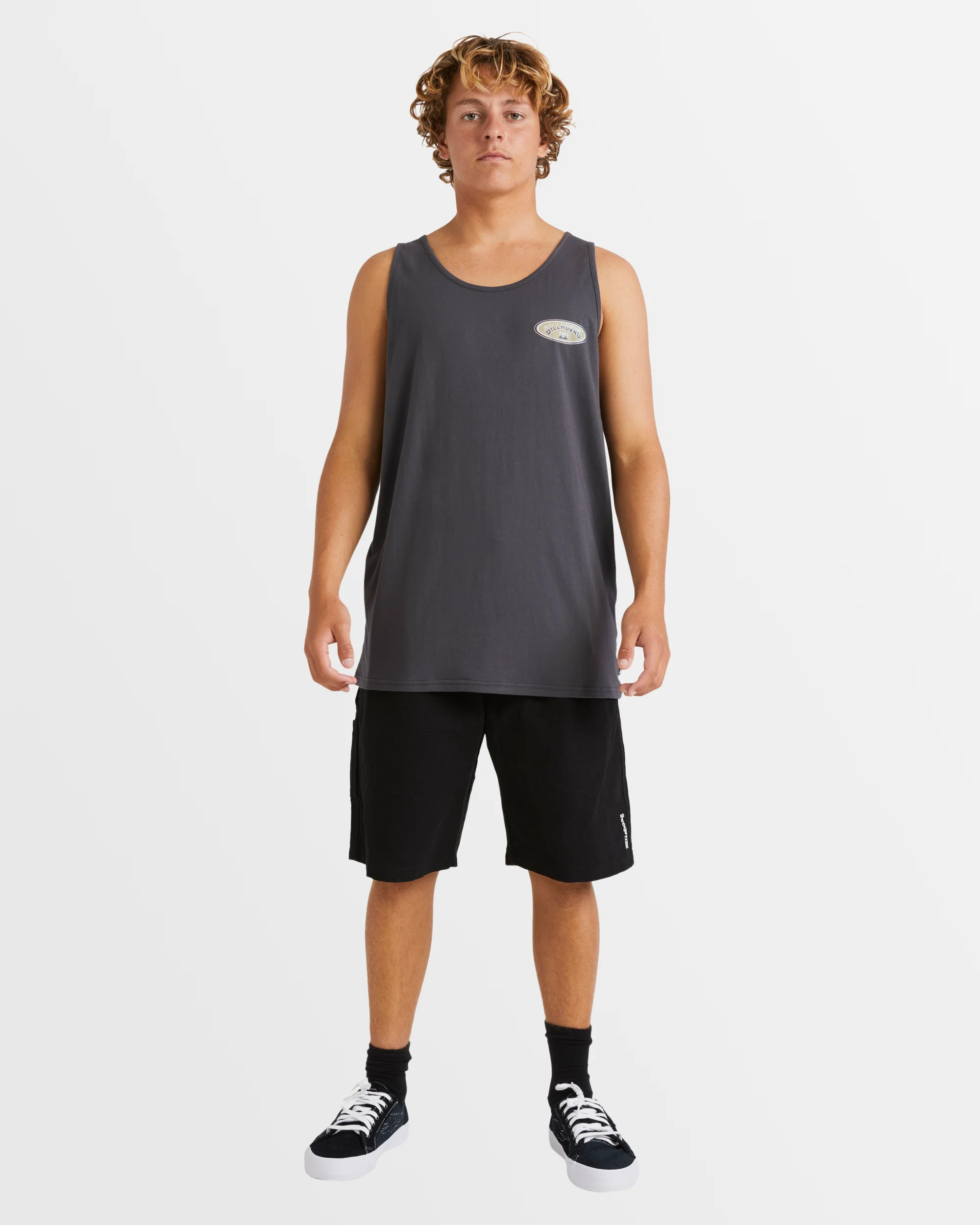 Mens Arch Wave Tank Top - Image 5
