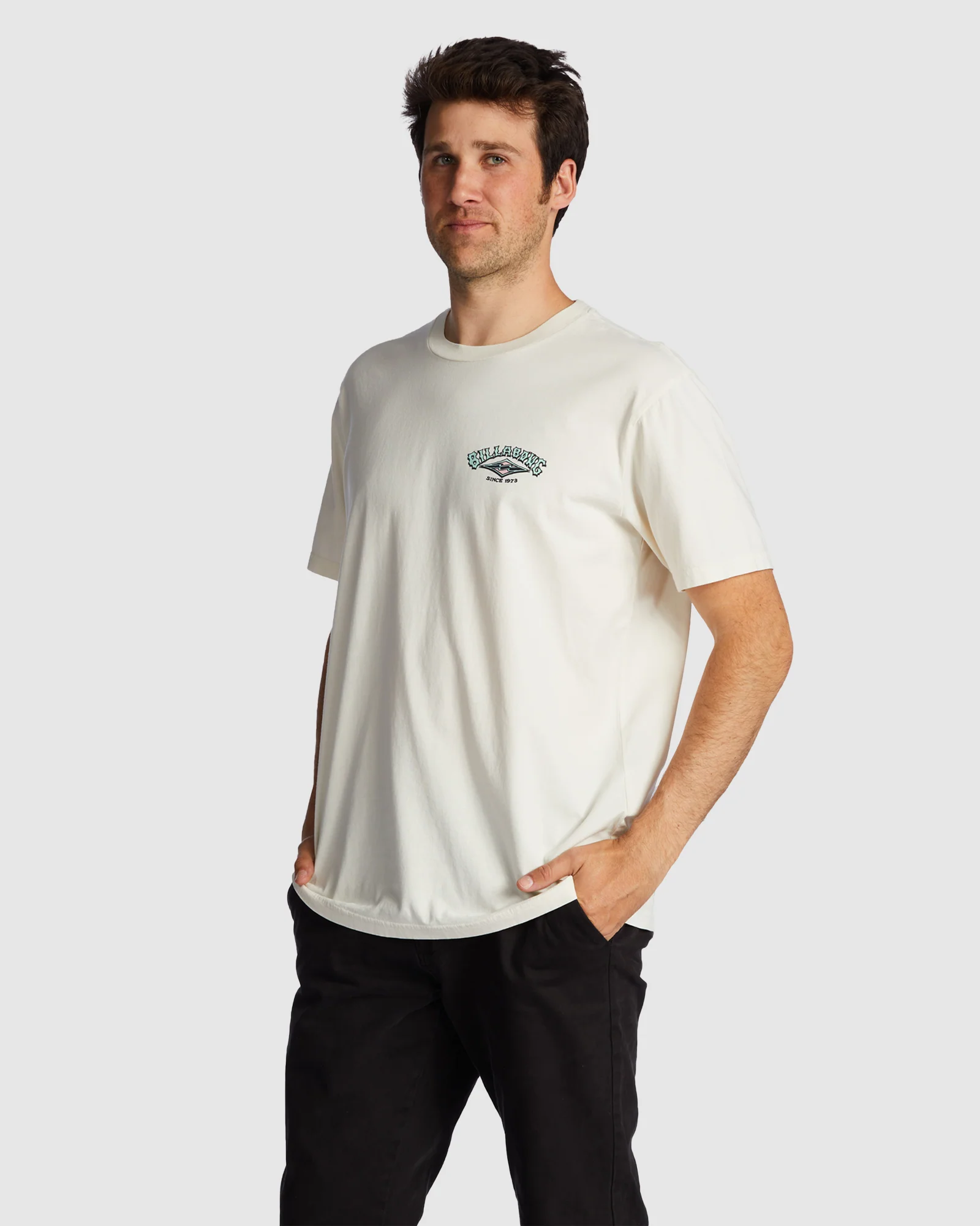 Mens Arch Wave Washed T-Shirt - Image 2