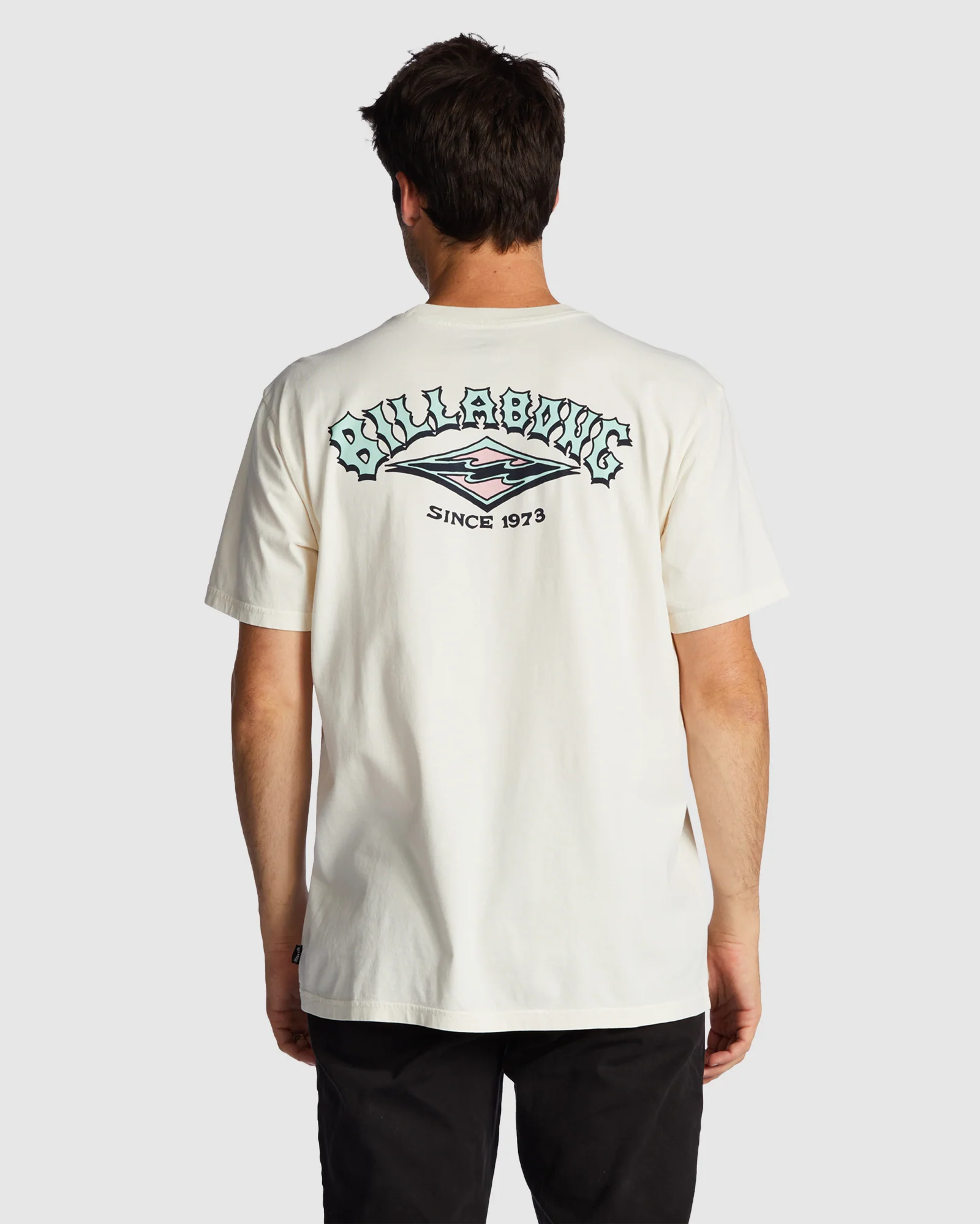 Mens Arch Wave Washed T-Shirt - Image 3