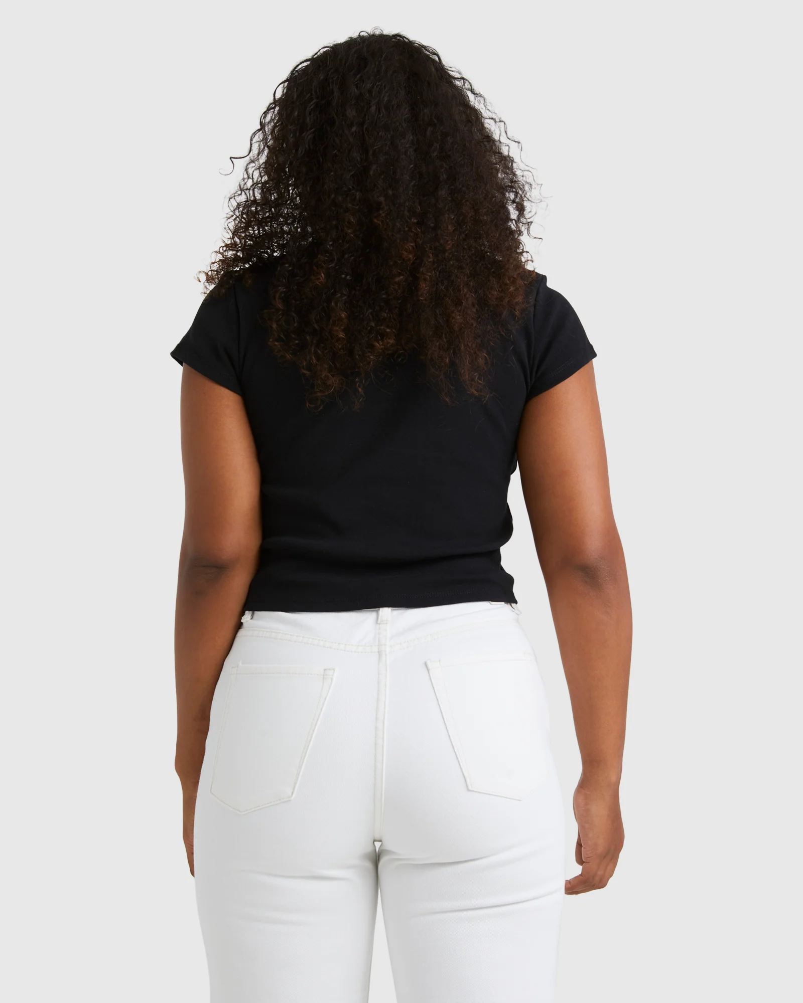Womens Baby Vee T-Shirt - Image 3