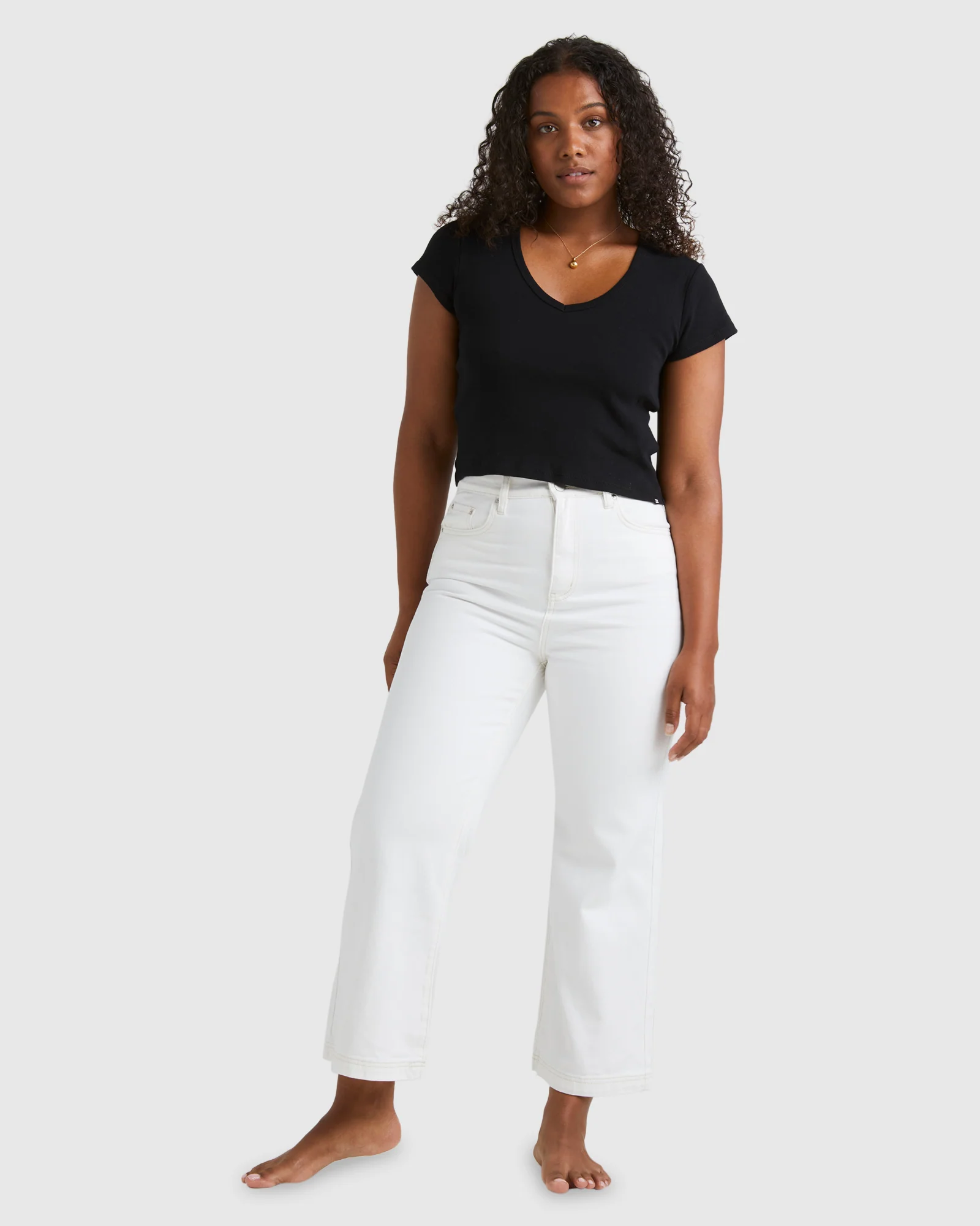 Womens Baby Vee T-Shirt - Image 5