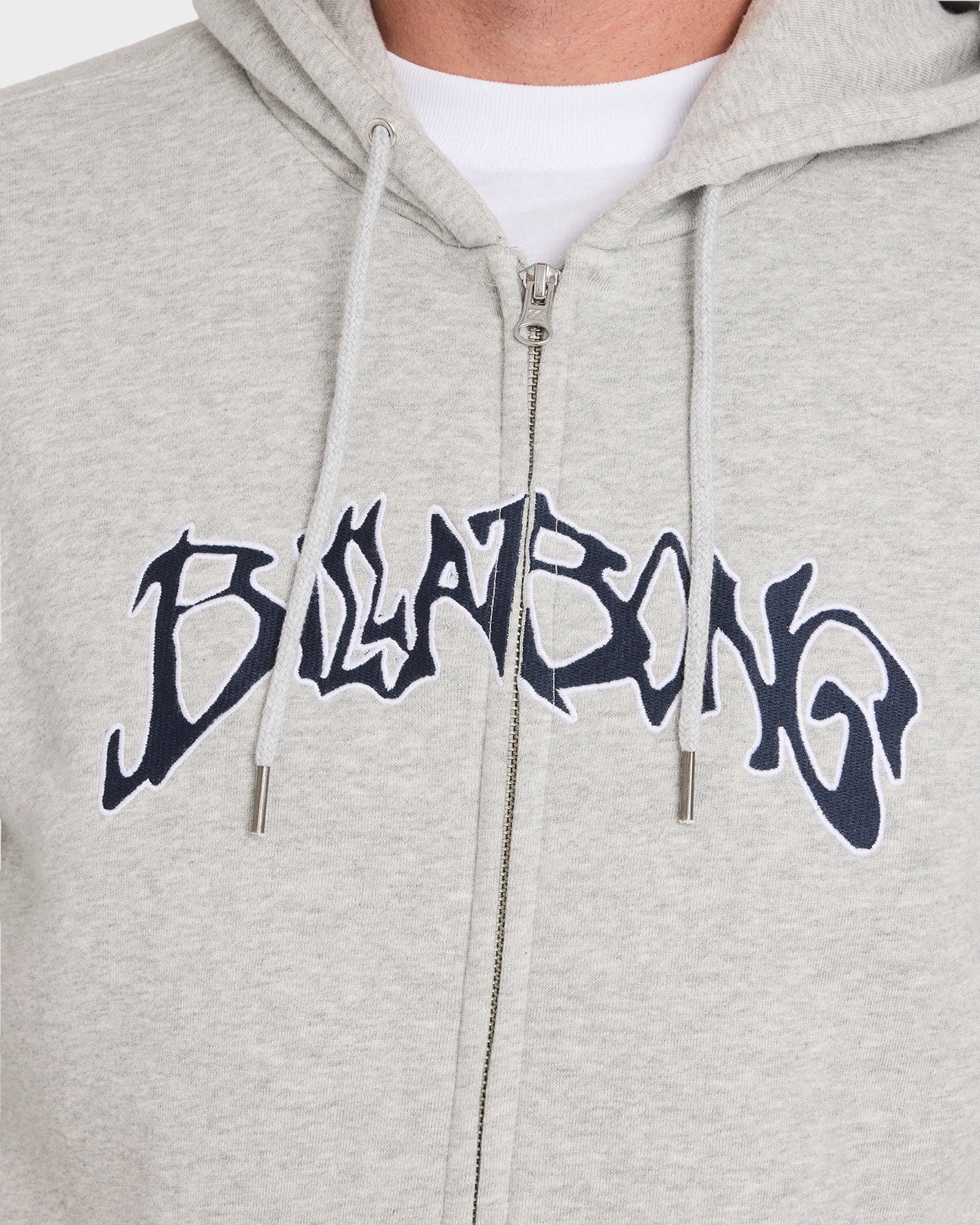 Mens Bad Dog Arch Zip Up Hoodie - Image 4