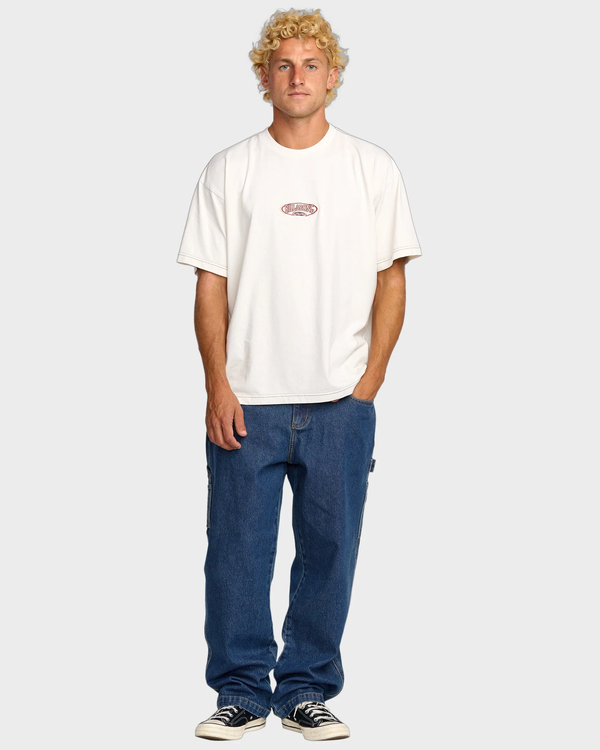 Mens Bad Dog Workwear Denim Pants - Image 6