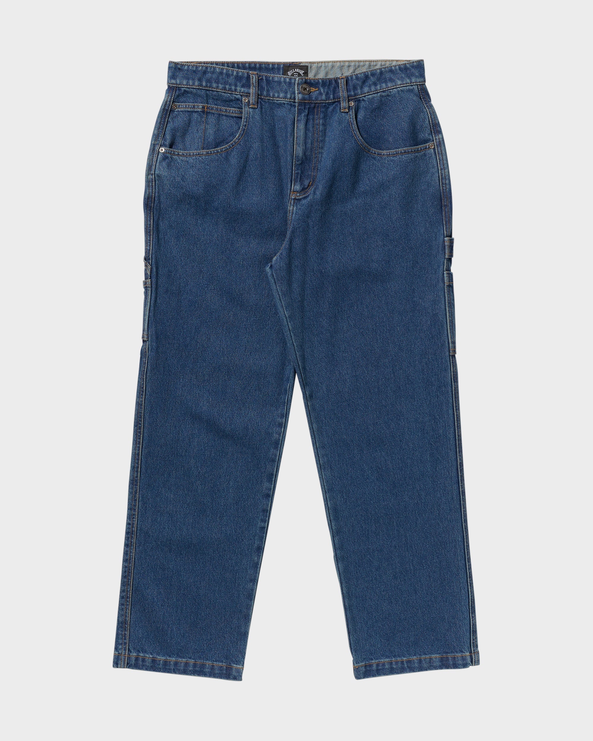 Mens Bad Dog Workwear Denim Pants - Image 7