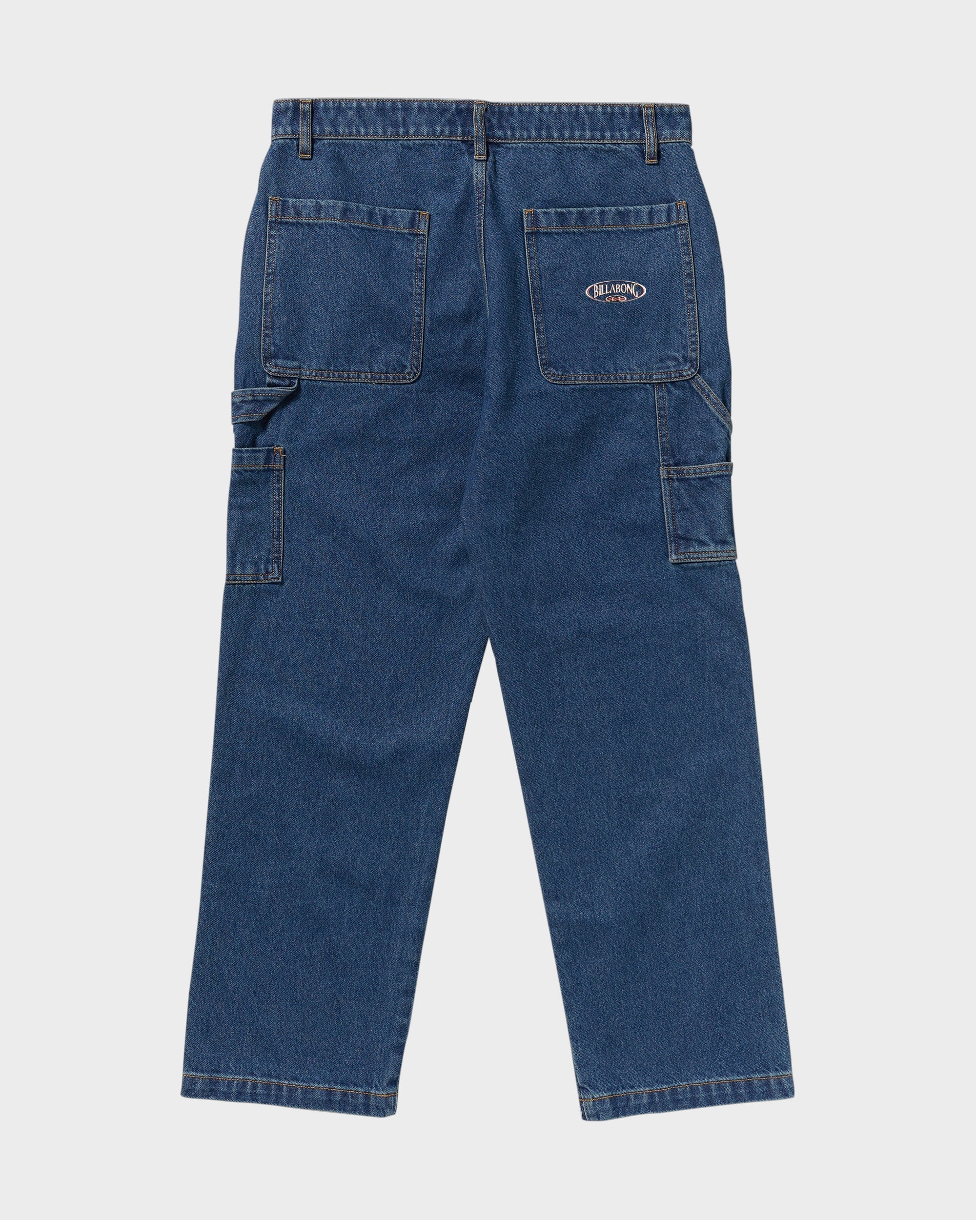 Mens Bad Dog Workwear Denim Pants - Image 8