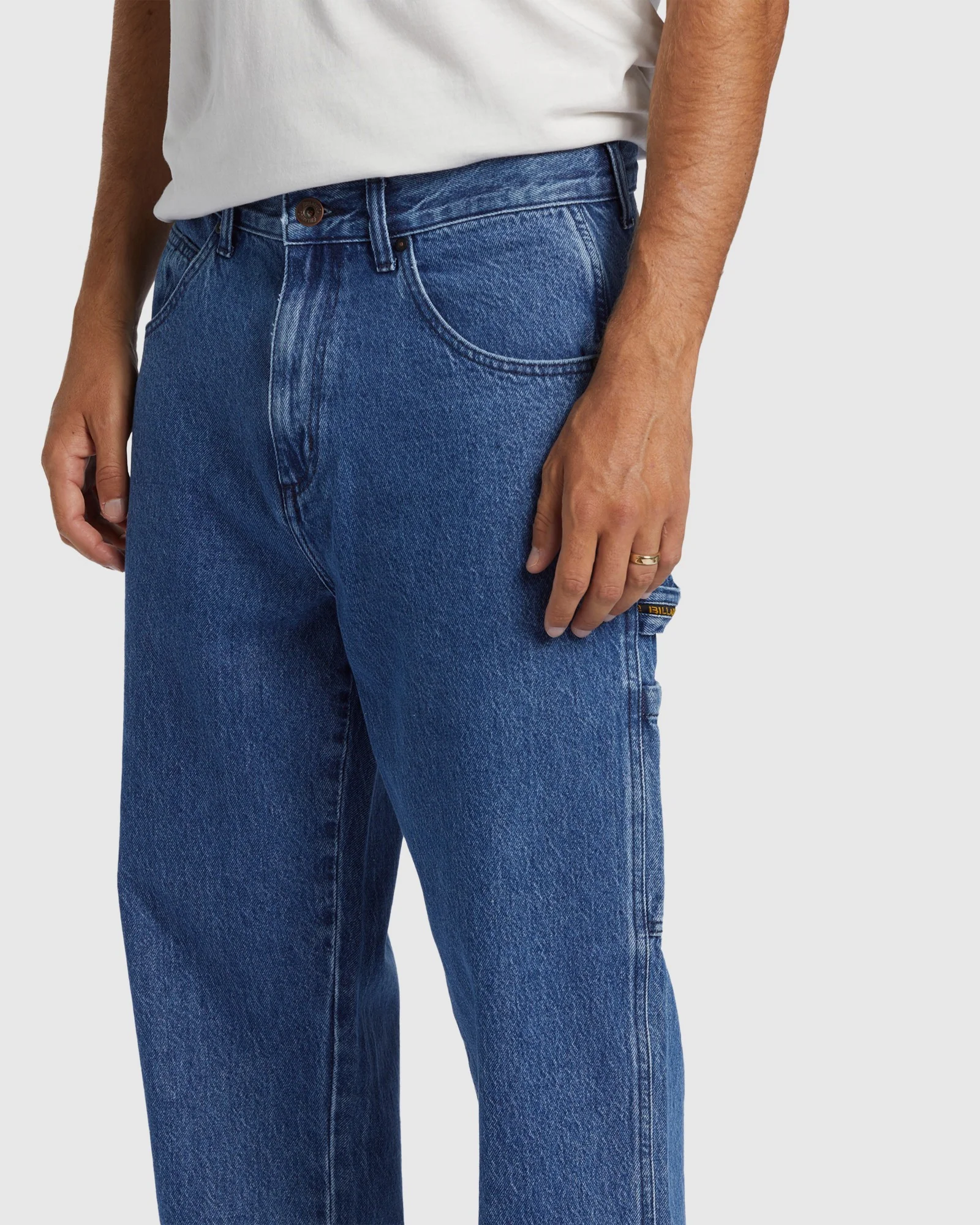 Mens Bad Dog Workwear Relaxd Fit Jeans - Image 4